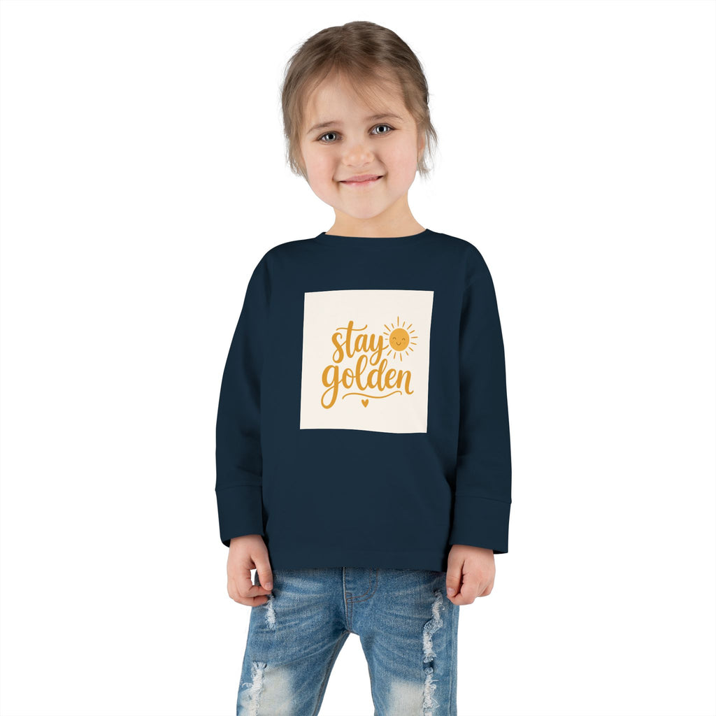 Stay Golden Toddler Long-Sleeve Tee - Nureli Kids