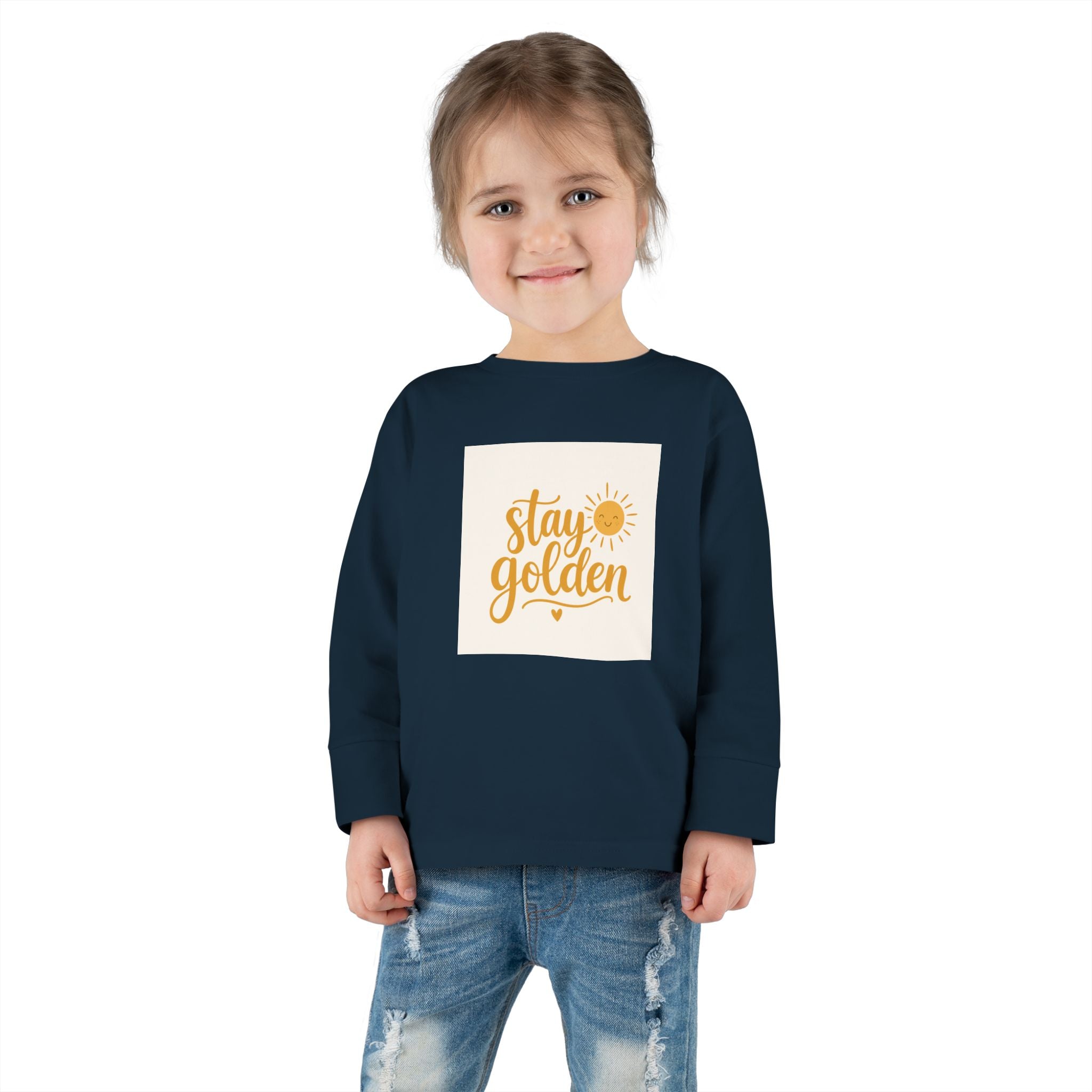 Stay Golden Toddler Long-Sleeve Tee - Nureli Kids