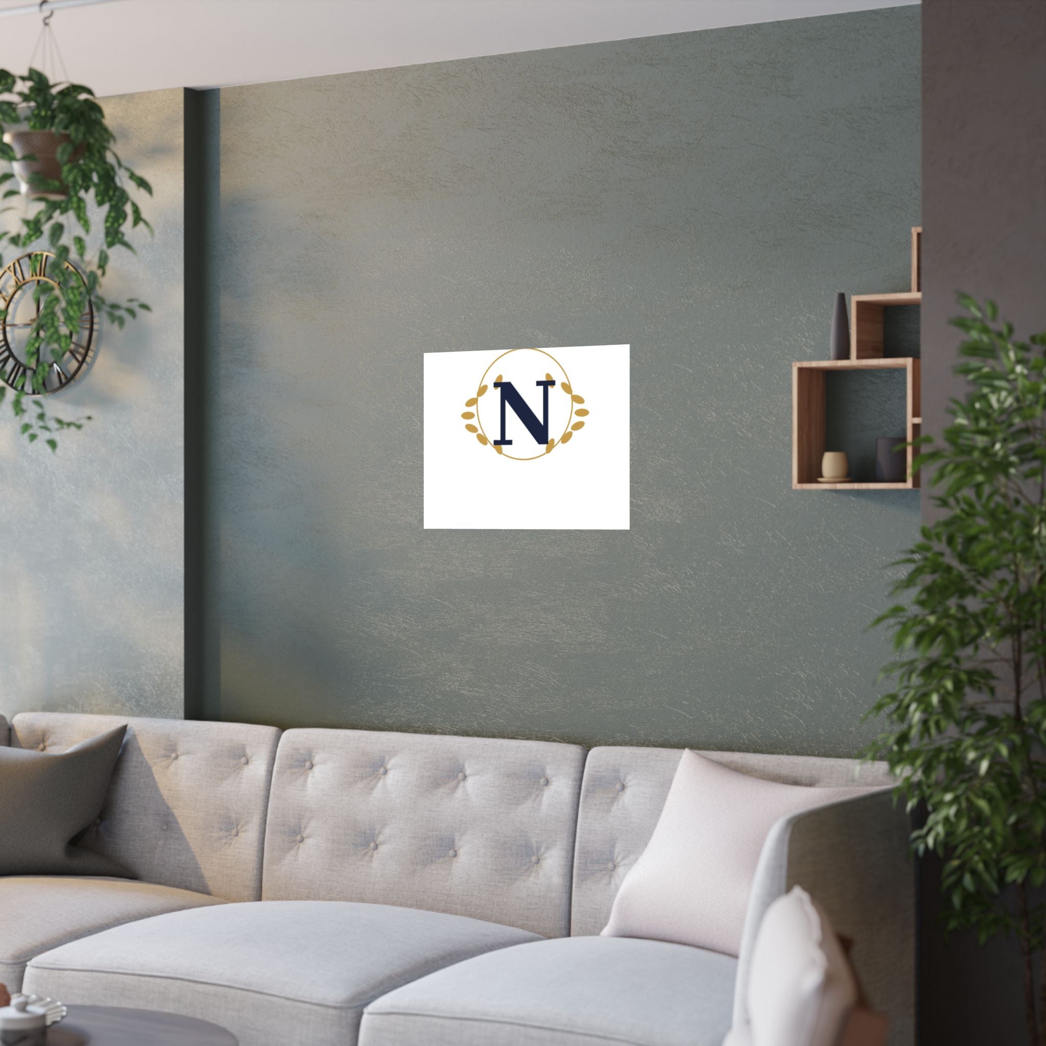 Monogram Legacy Ring Art Print