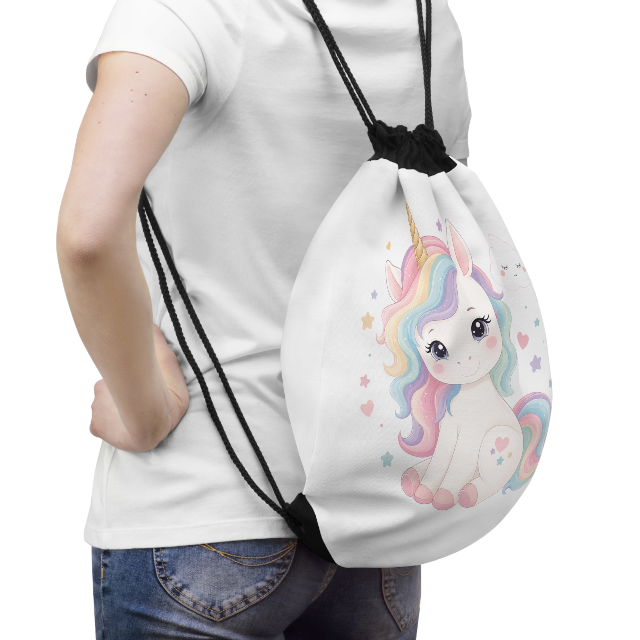 Dreamy Unicorn Kids Drawstring Bag - Nureli Kids