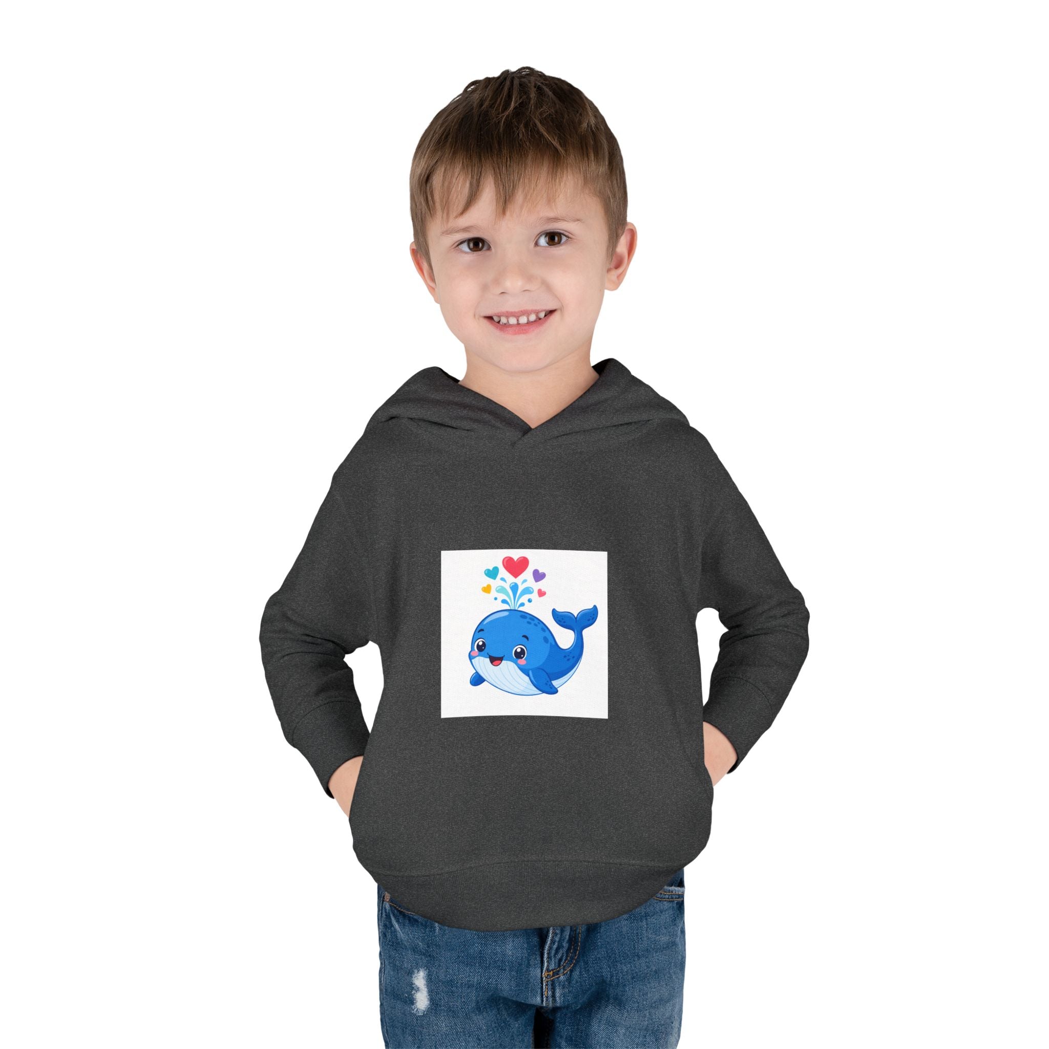 Happy Whale Toddler Hoodie — Nureli Kids