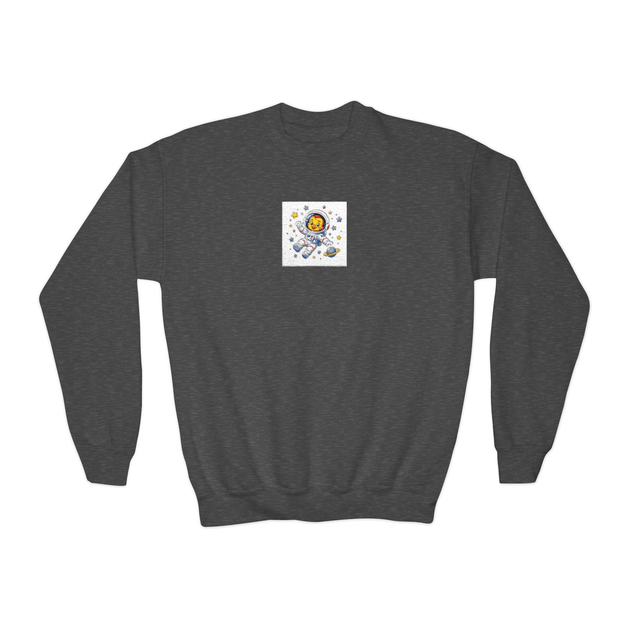 Little Astronaut kids crew sweatshirt from the Nureli collection, view 6