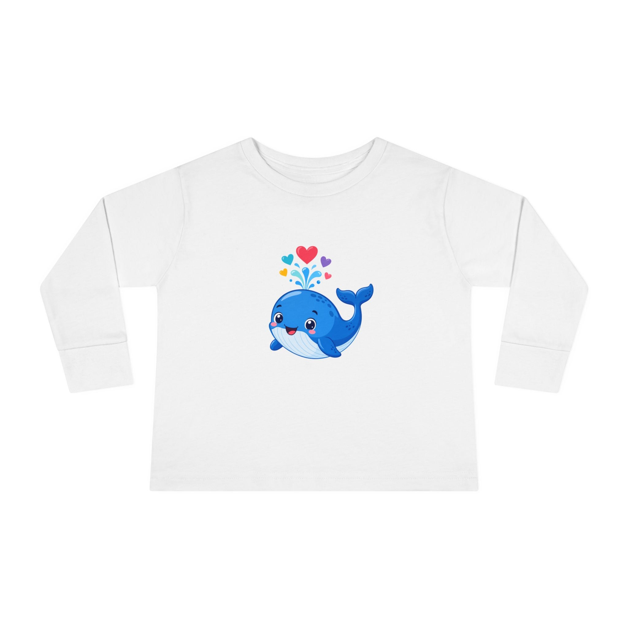 Happy Whale Toddler Long-Sleeve Tee — Nureli Kids