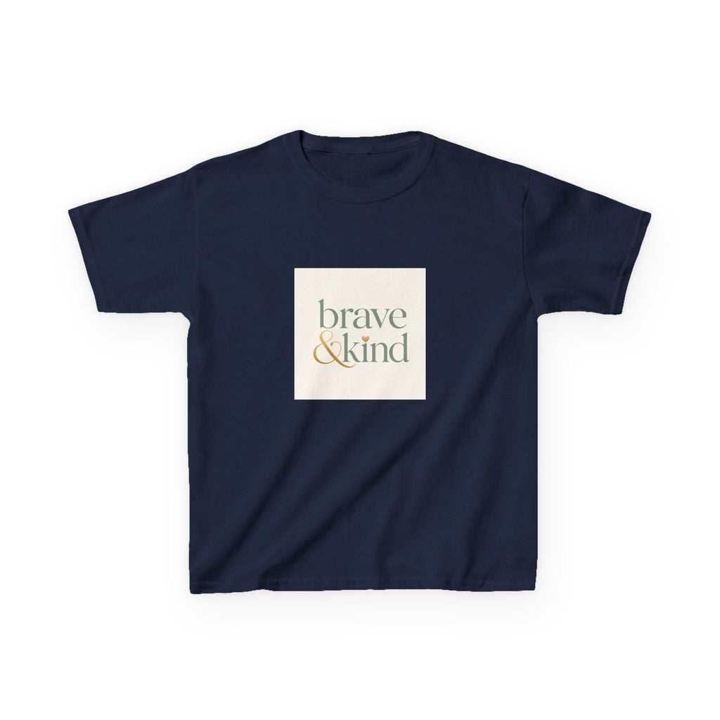 Brave And Kind soft kids tee from the Nureli collection, view 10
