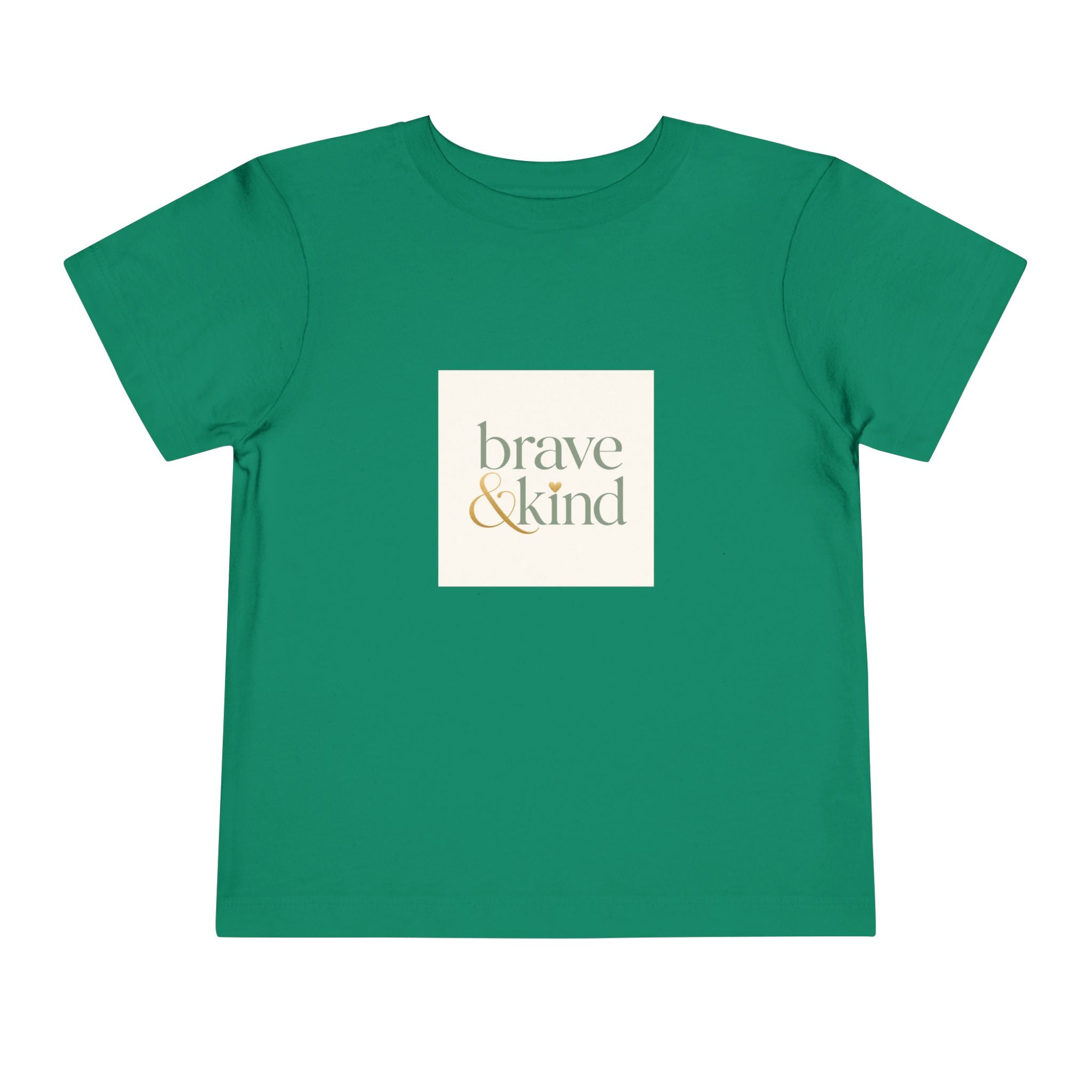 Brave And Kind soft toddler tee from the Nureli collection, view 9
