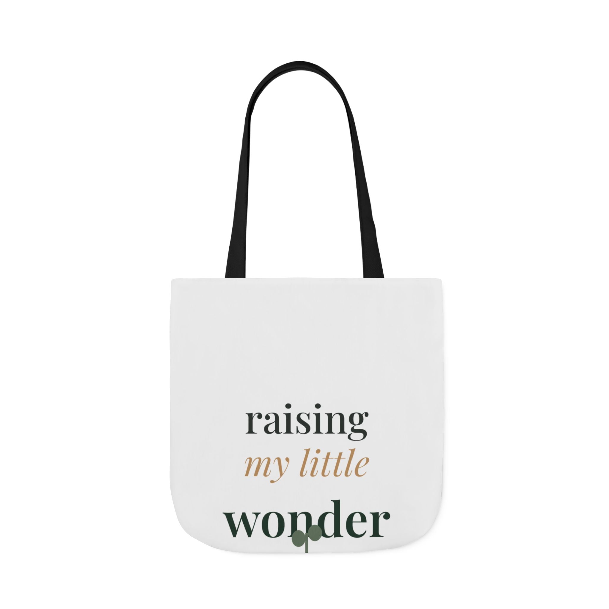 Raising my little wonder Tote canvas tote bag from the Nureli collection, view 12