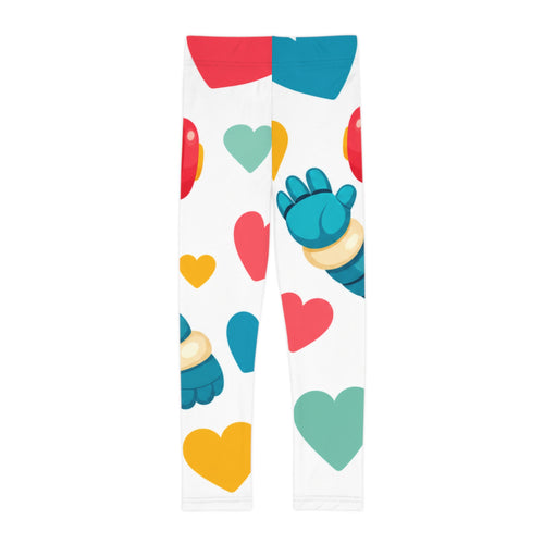 Beep Boop Robot kids leggings from the Nureli collection, view 2