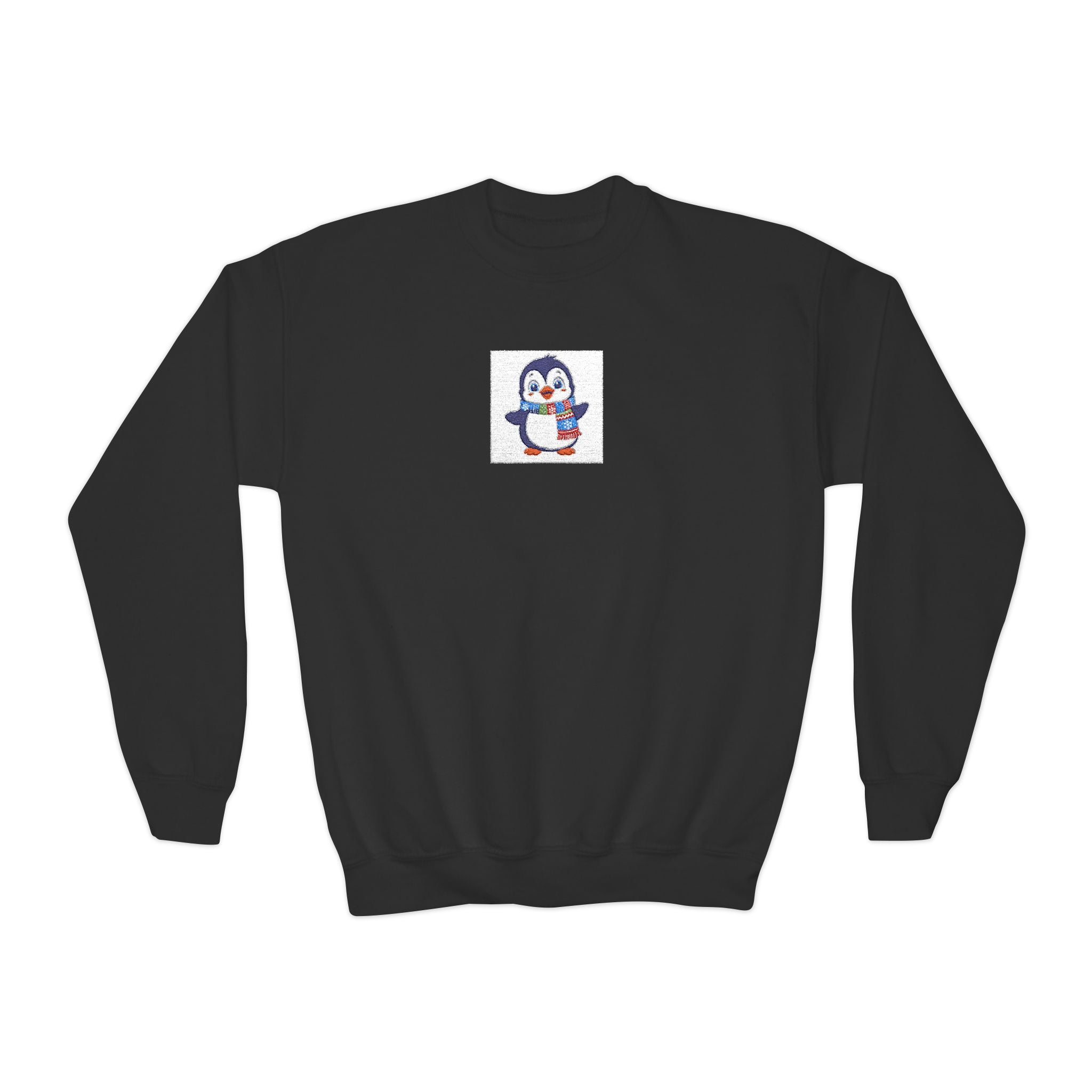 Waddle Penguin kids crew sweatshirt from the Nureli collection, view 2