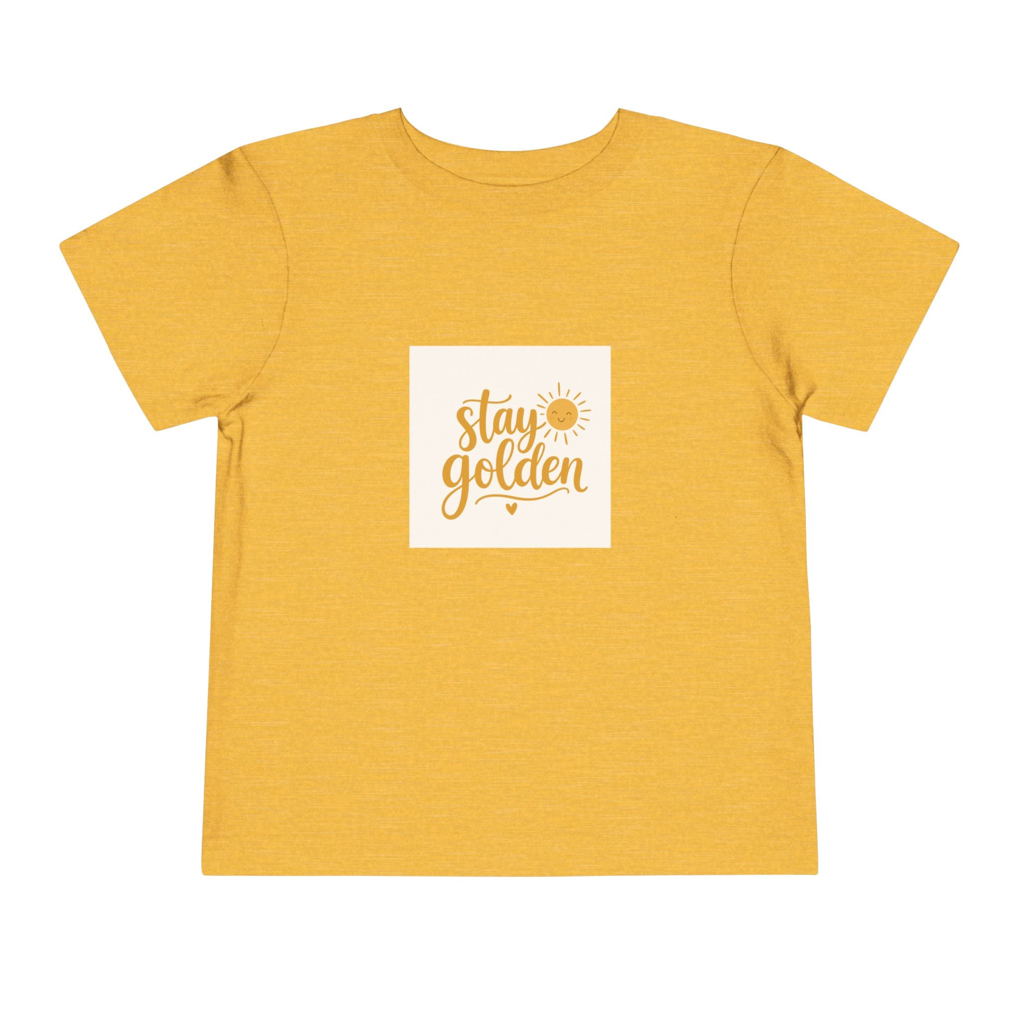Stay Golden soft toddler tee from the Nureli collection, view 8