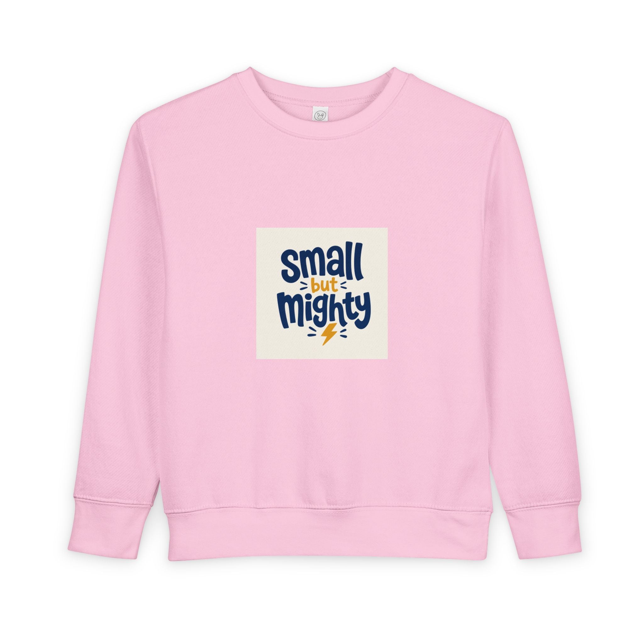 Small But Mighty Toddler Sweatshirt from the Nureli collection, view 7