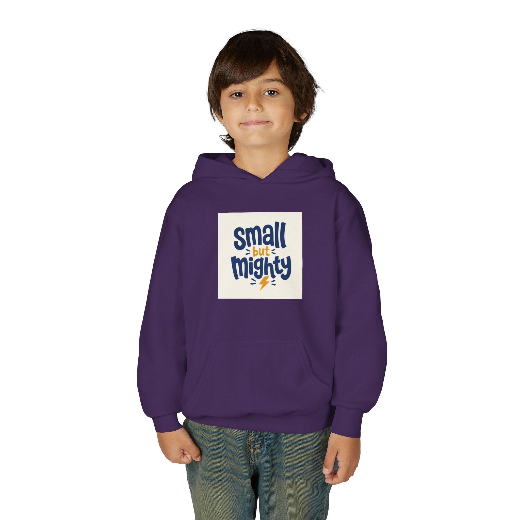 Small But Mighty Kids Hoodie from the Nureli collection, view 54