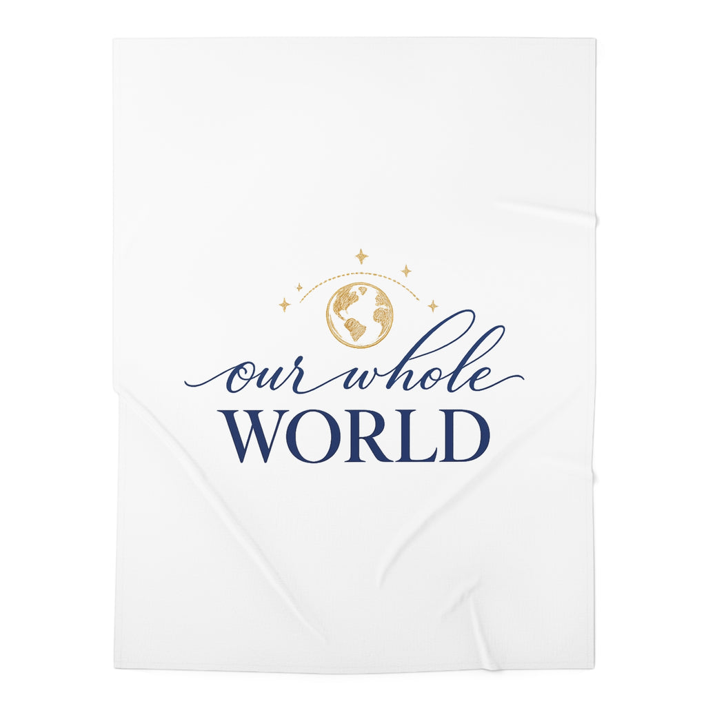 Our Whole World Swaddle Blanket
