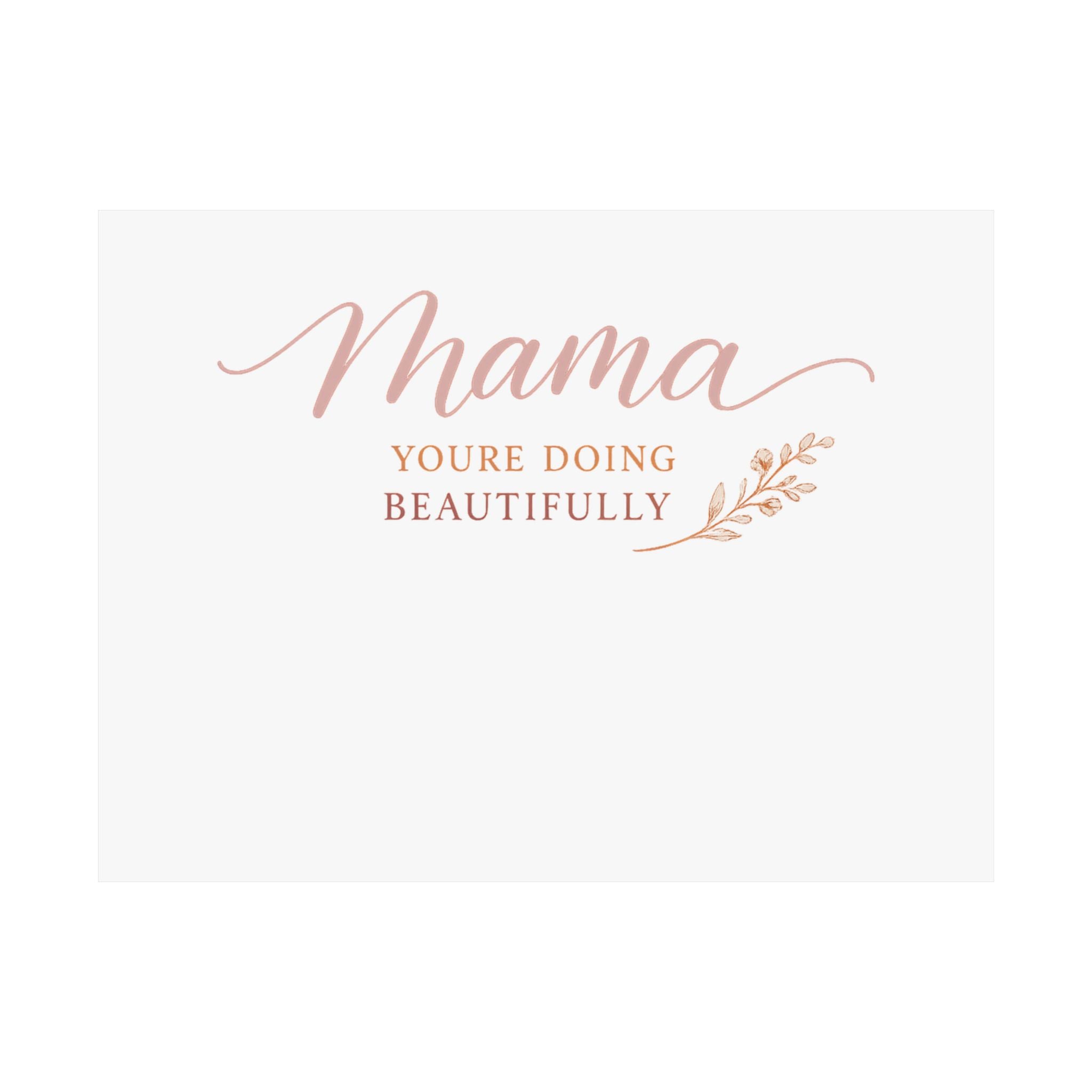 Mama, You're Doing Beautifully wall art print from the Nureli collection, view 3