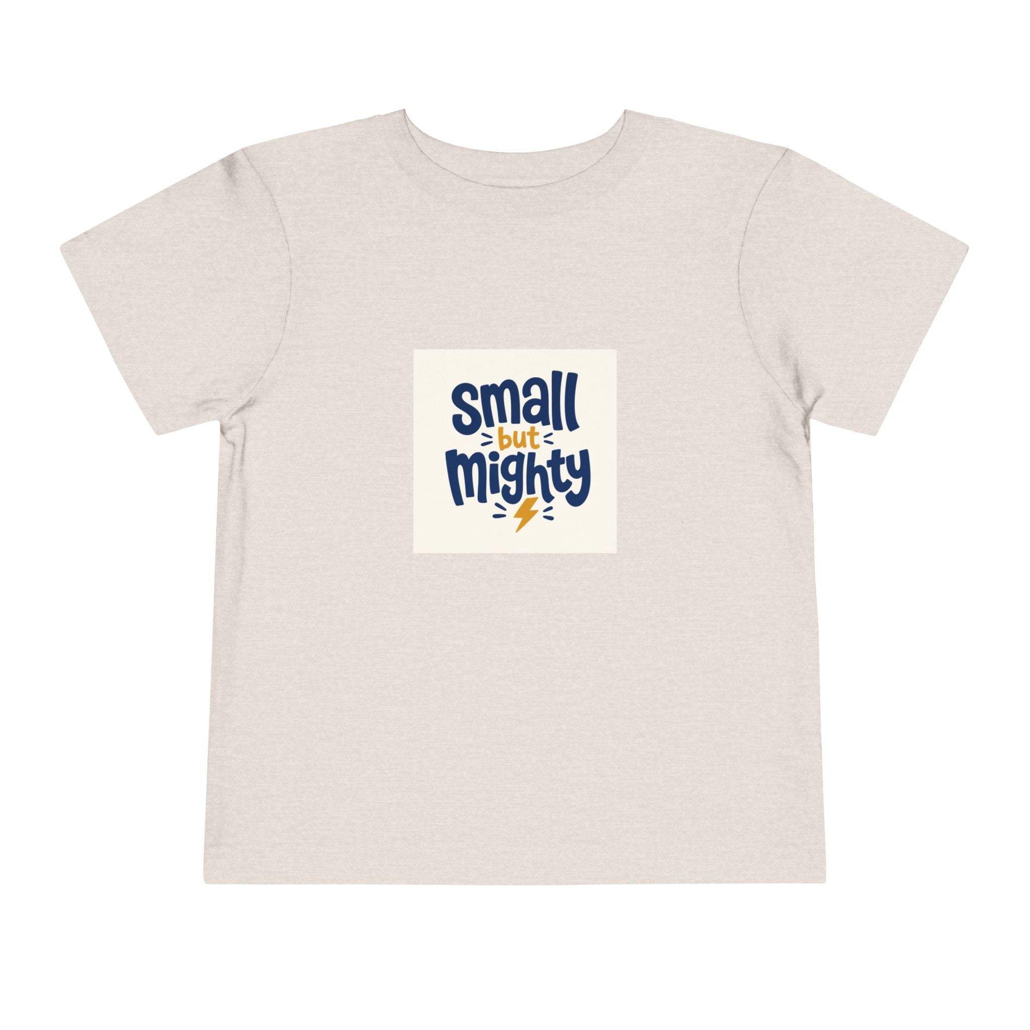 Small But Mighty Toddler T-Shirt from the Nureli collection, view 5