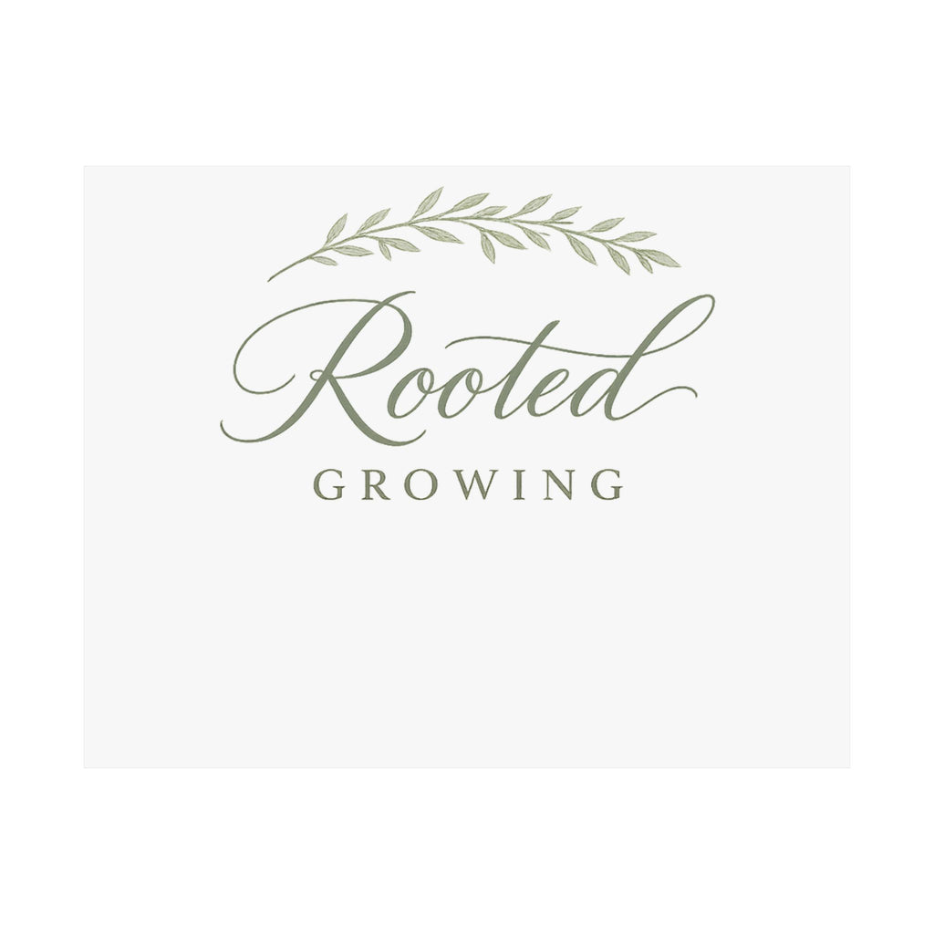 Rooted & Growing Art Print