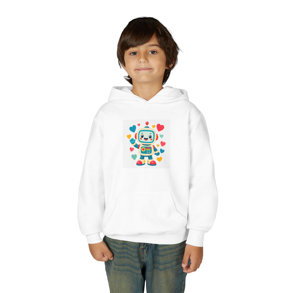 Beep Boop Robot Kids Hoodie — Nureli Kids