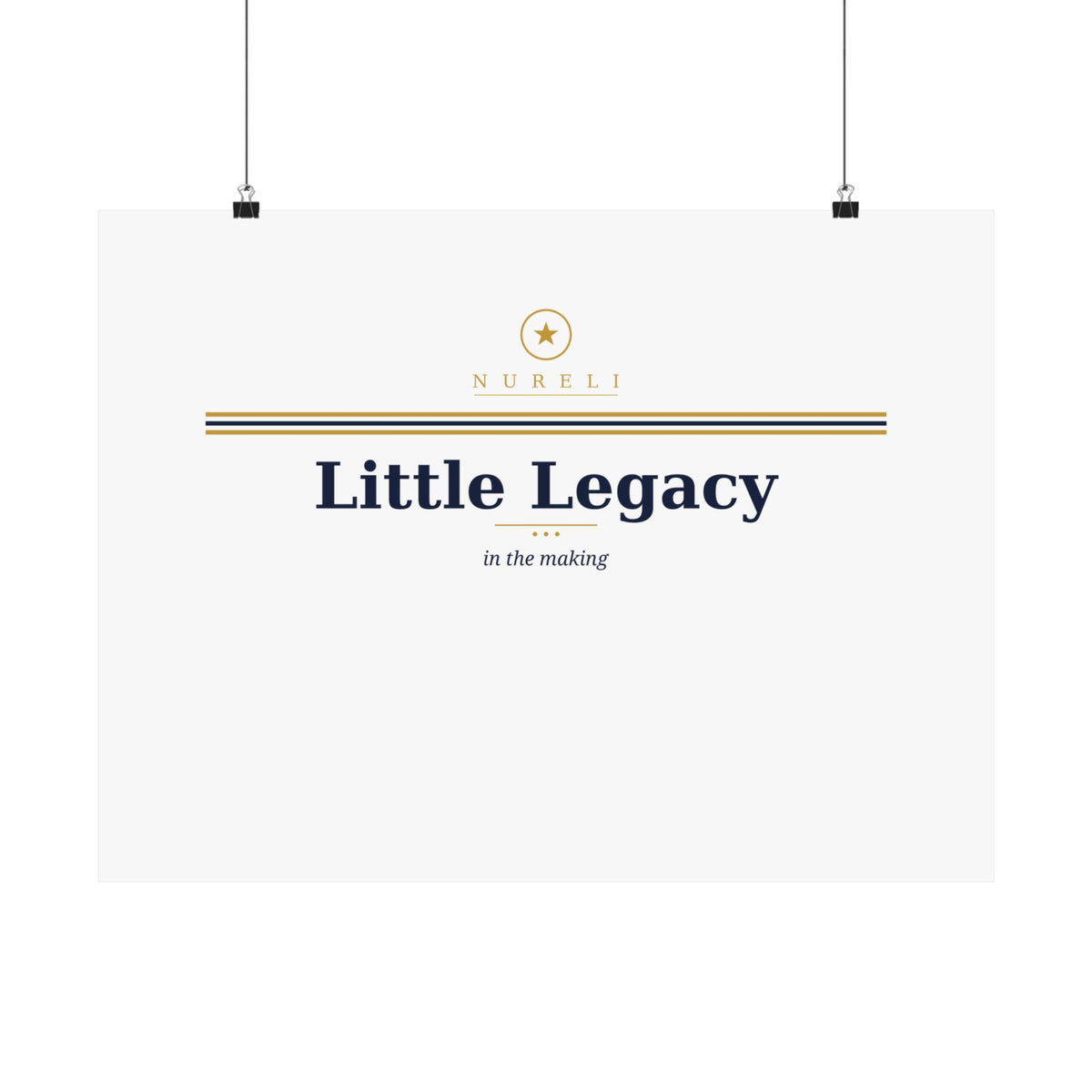 Little Legacy wall art print from the Nureli collection, view 10