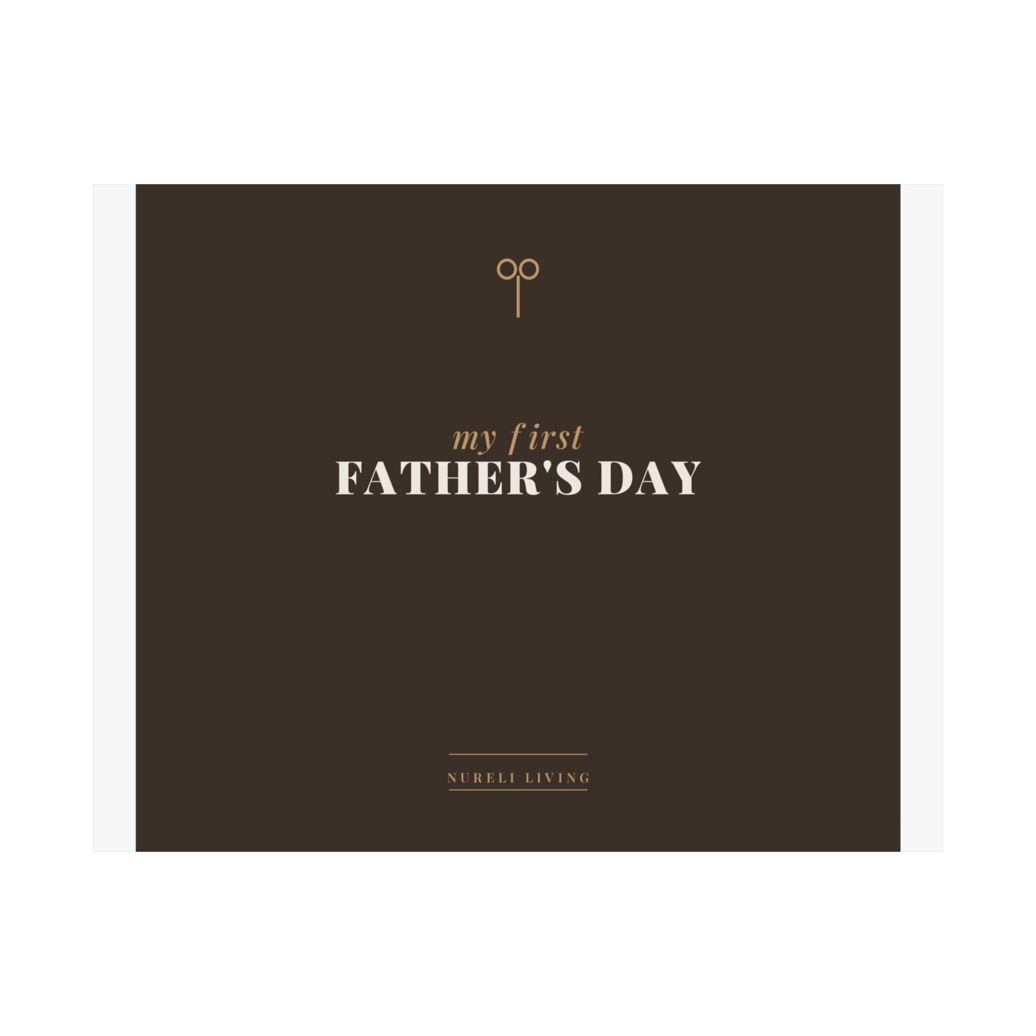 First Father's Day Art Print