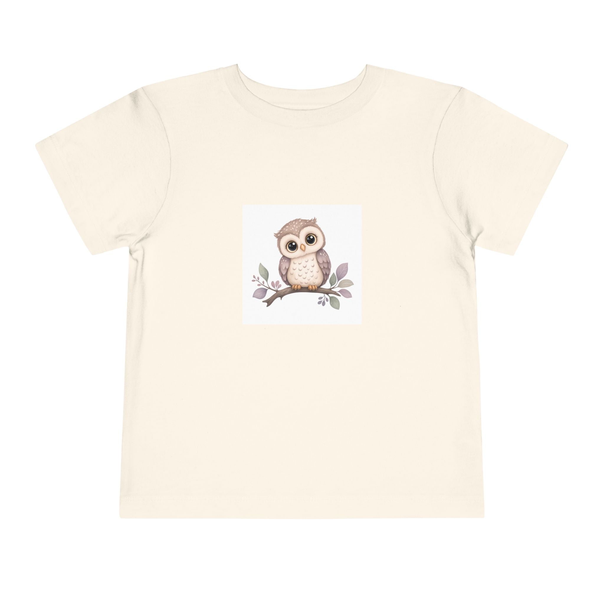 Wise Little Owl soft toddler tee from the Nureli collection, view 4