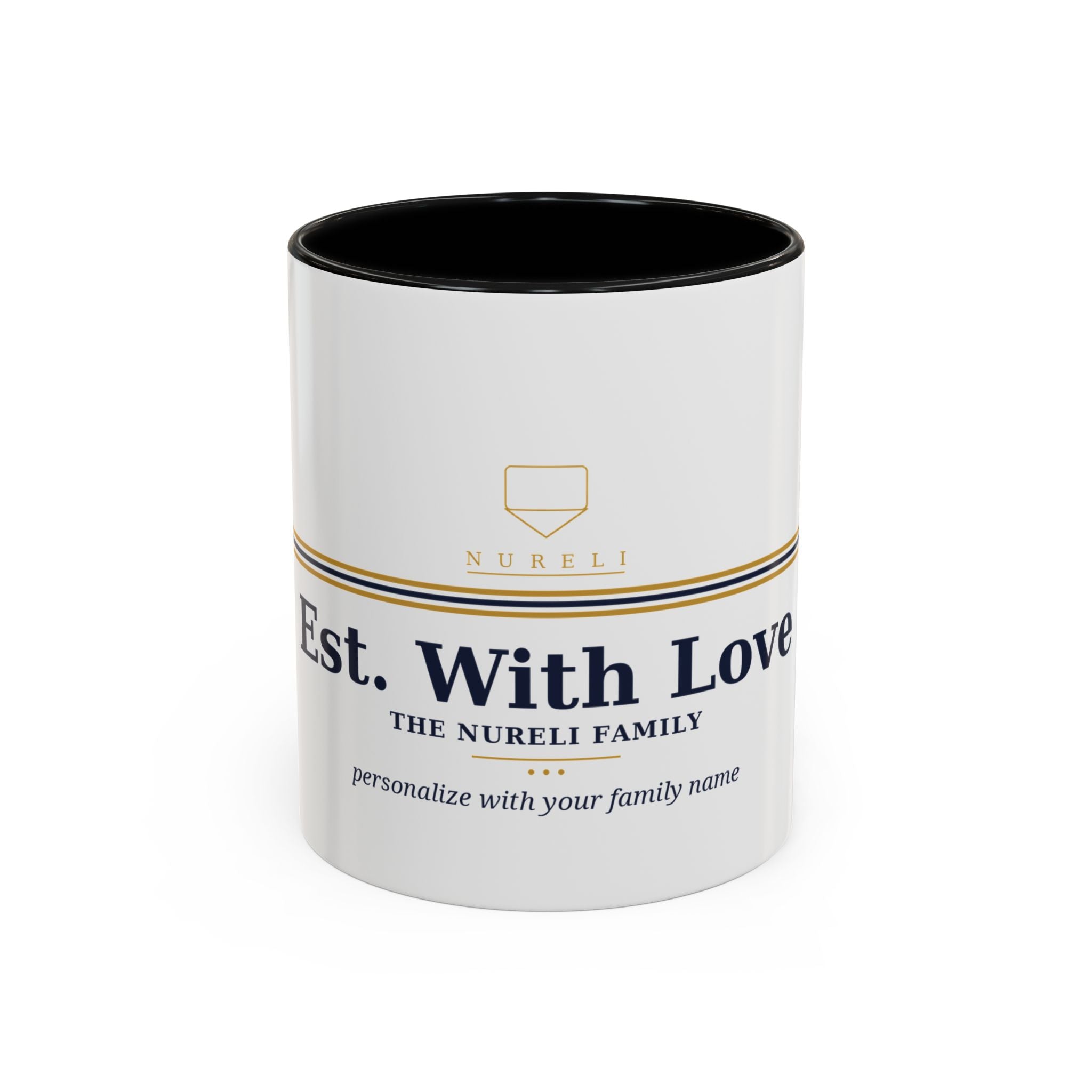 Est. With Love Family Crest Coffee Mug