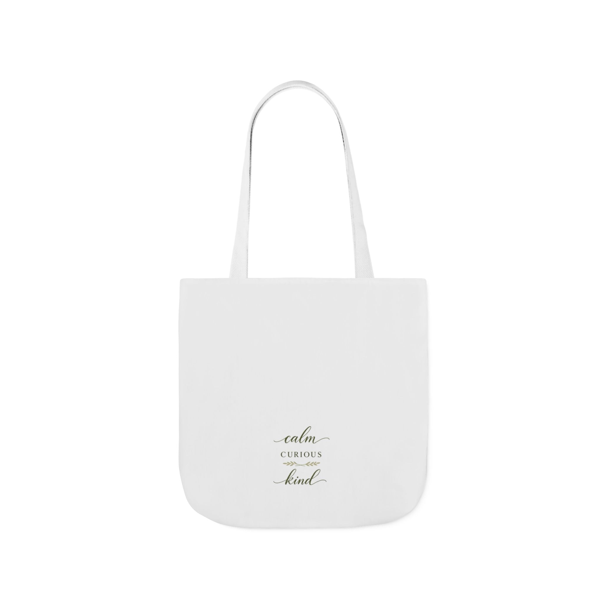 Calm, Curious, Kind canvas tote bag from the Nureli collection, view 11