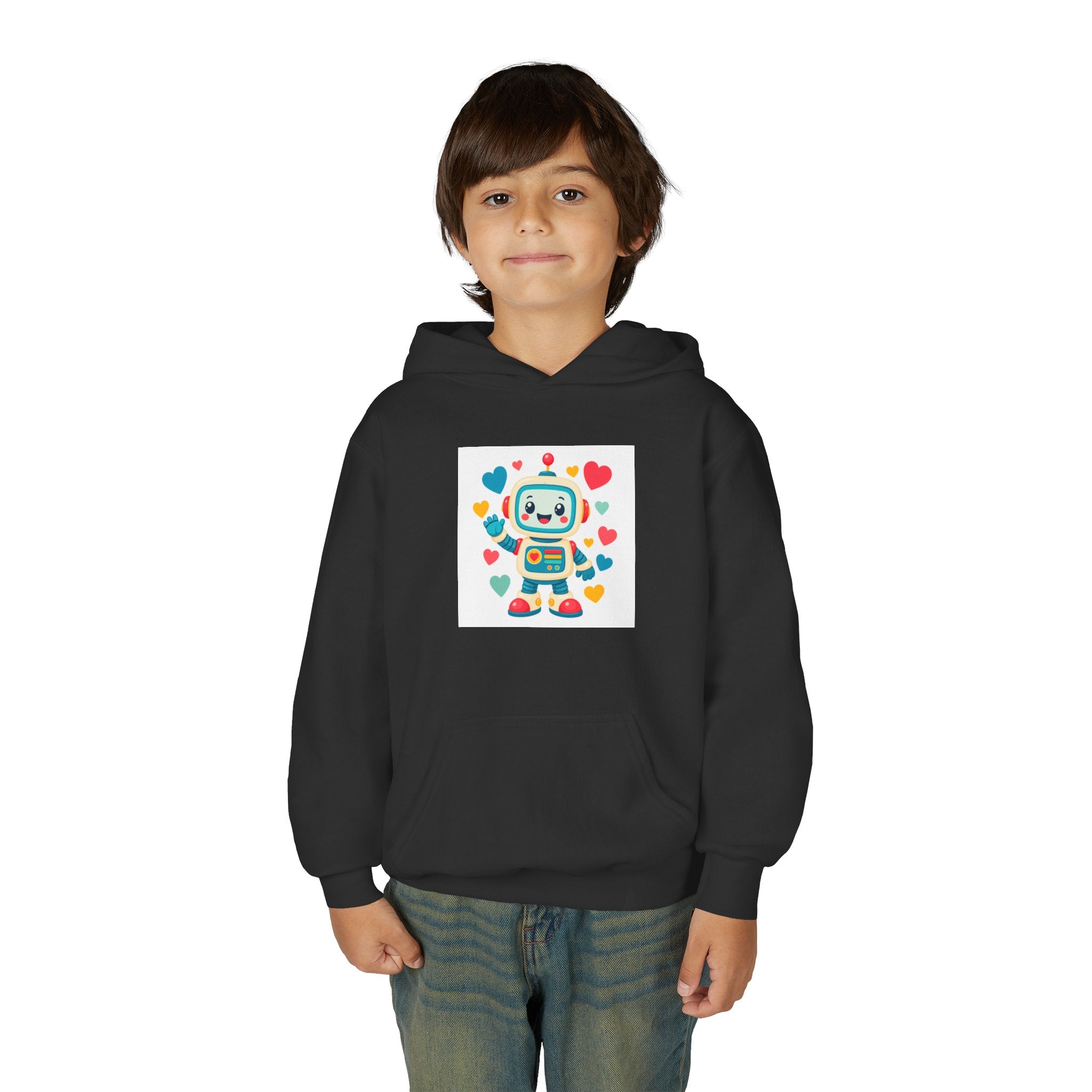 Beep Boop Robot Kids Hoodie — Nureli Kids