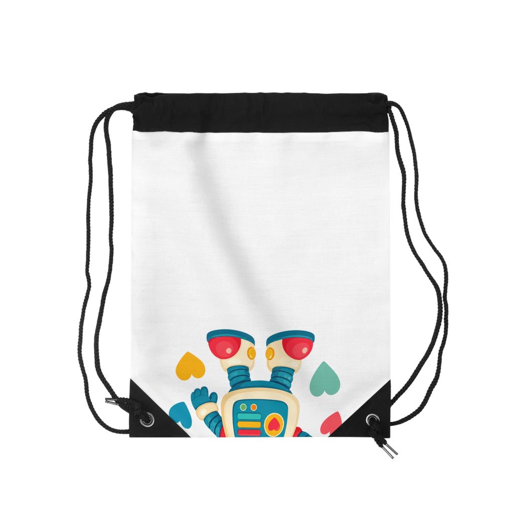 Beep Boop Robot Kids Drawstring Bag — Nureli Kids