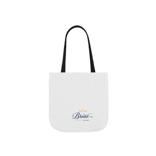Brave Little Heart canvas tote bag from the Nureli collection, view 2