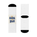 Small But Mighty kids crew socks by Nureli Kids