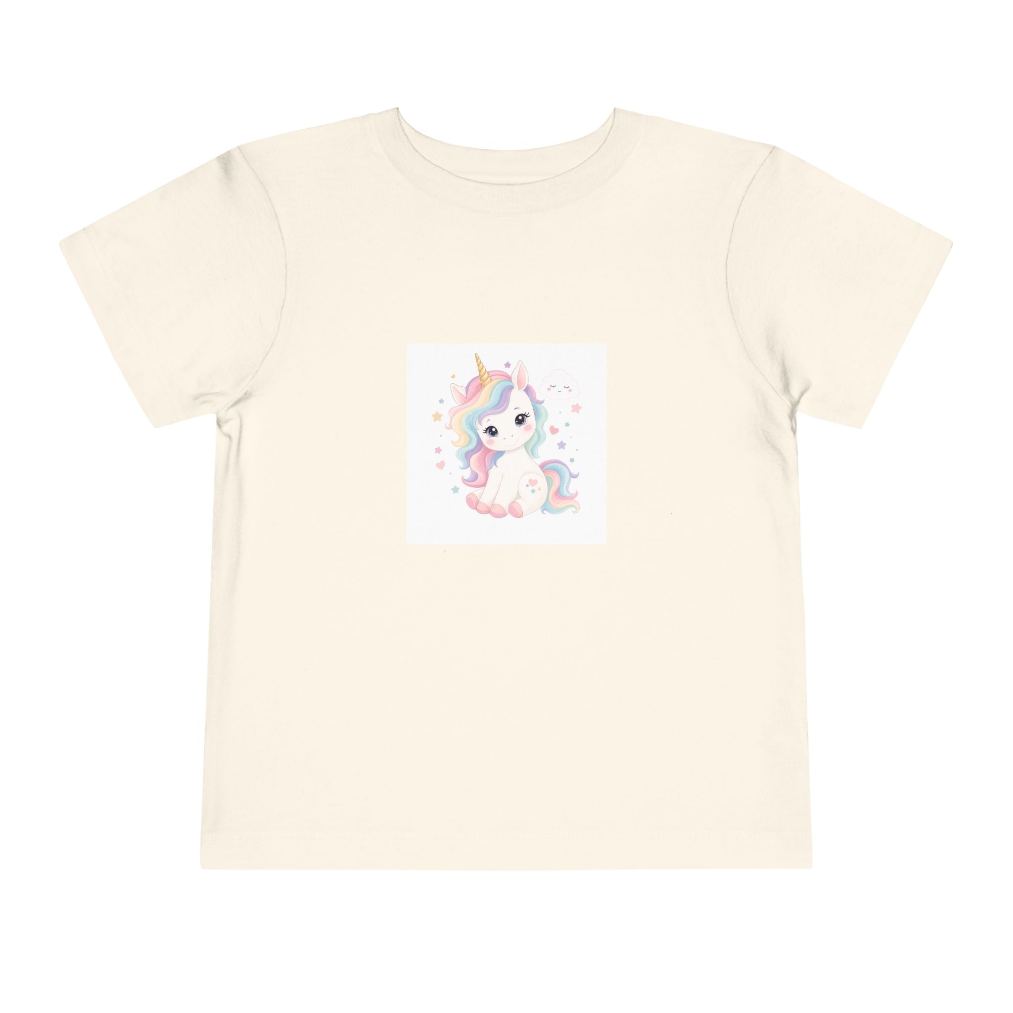 Dreamy Unicorn soft toddler tee from the Nureli collection, view 4