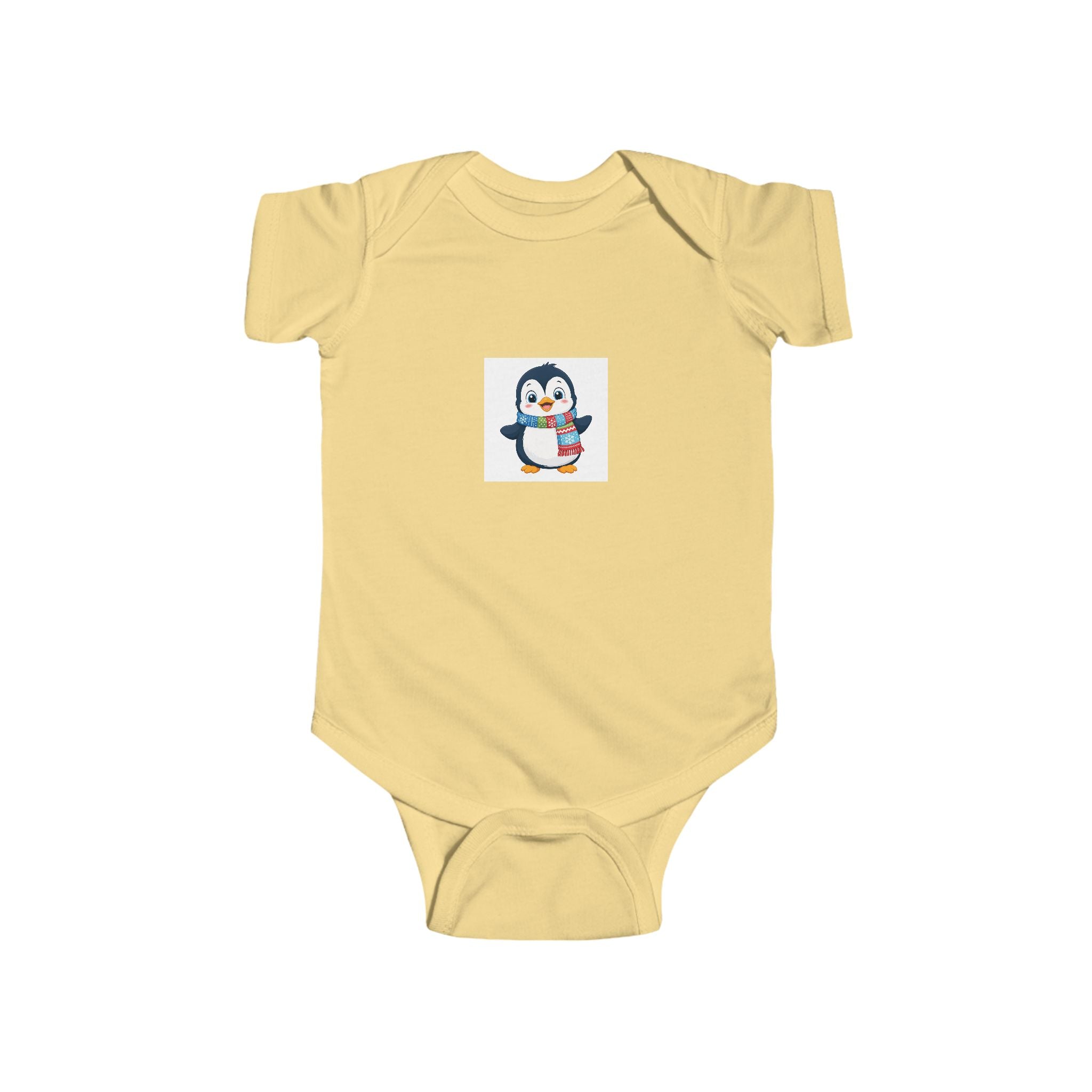 Waddle Penguin soft baby bodysuit from the Nureli collection, view 4