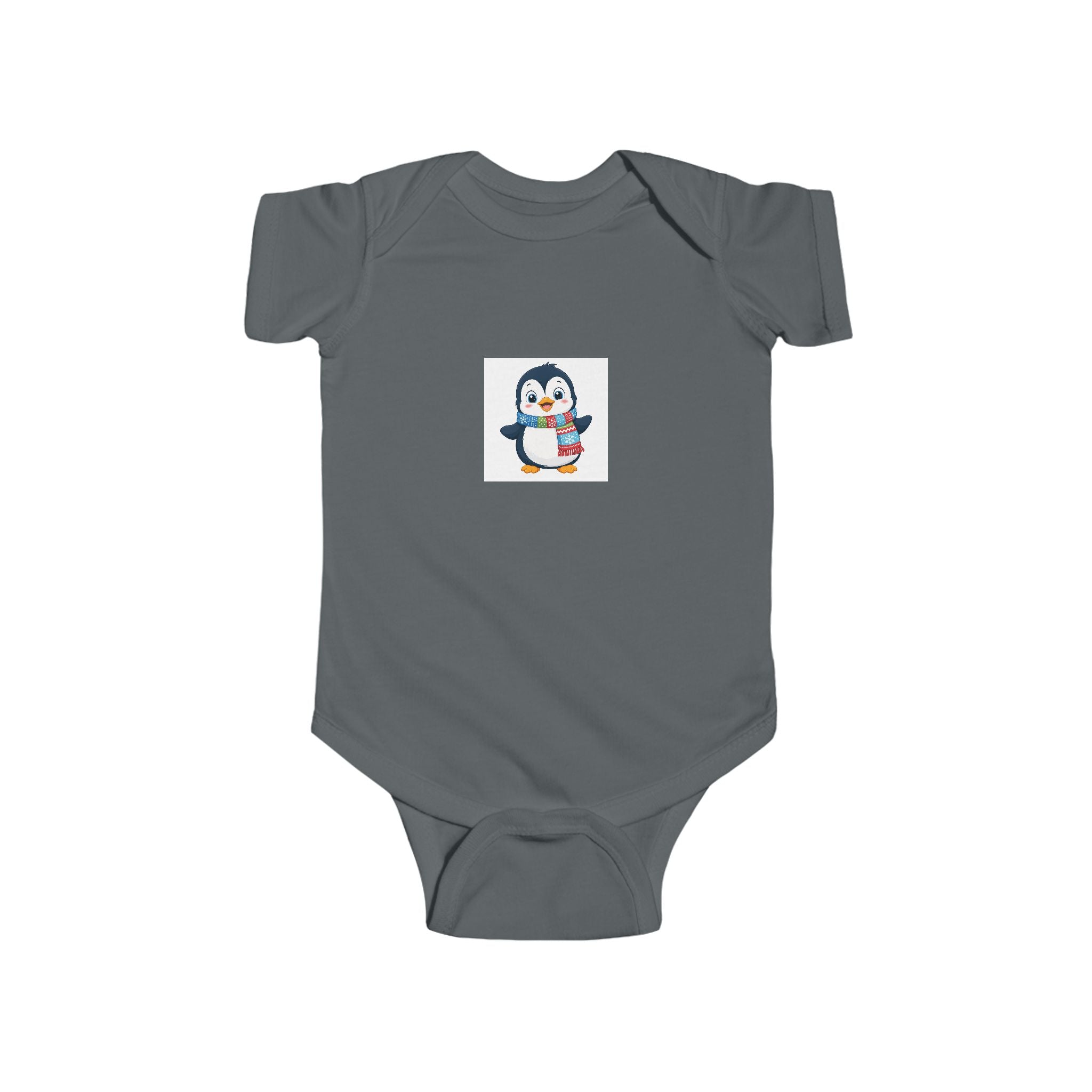 Waddle Penguin soft baby bodysuit from the Nureli collection, view 7