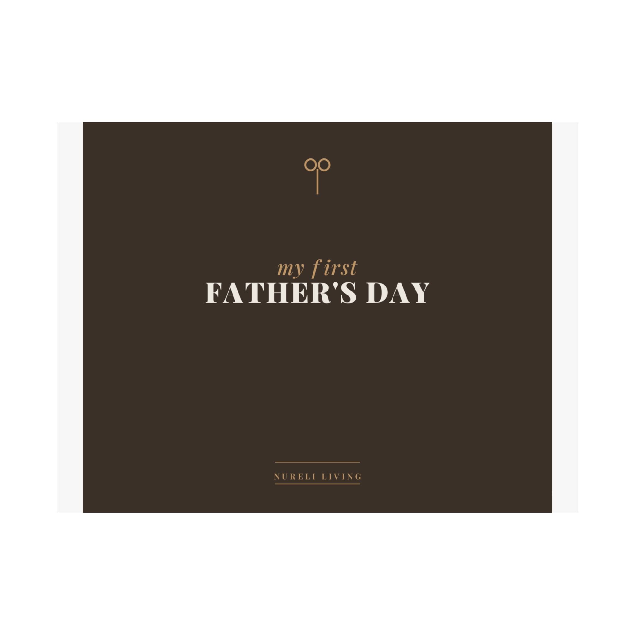 First Father's Day Art Print