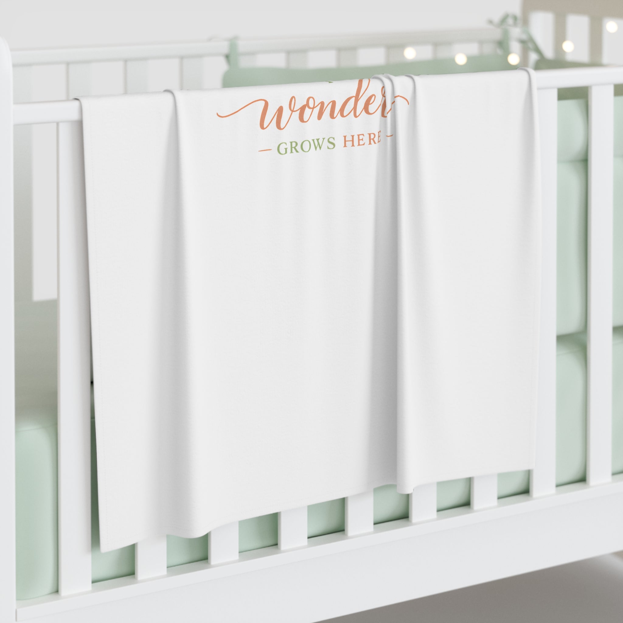 Wonder Grows Here Swaddle Blanket