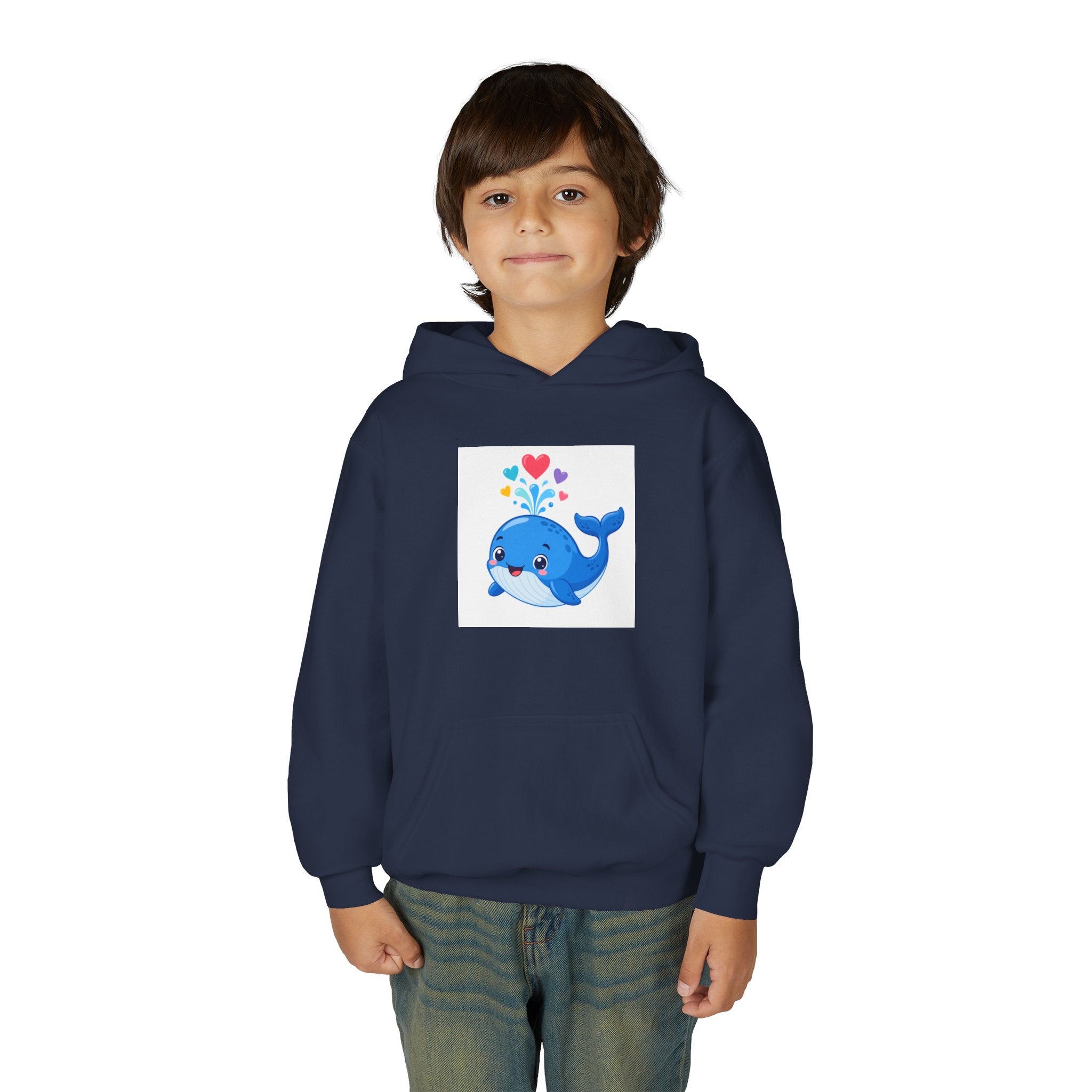 Happy Whale Kids Hoodie — Nureli Kids