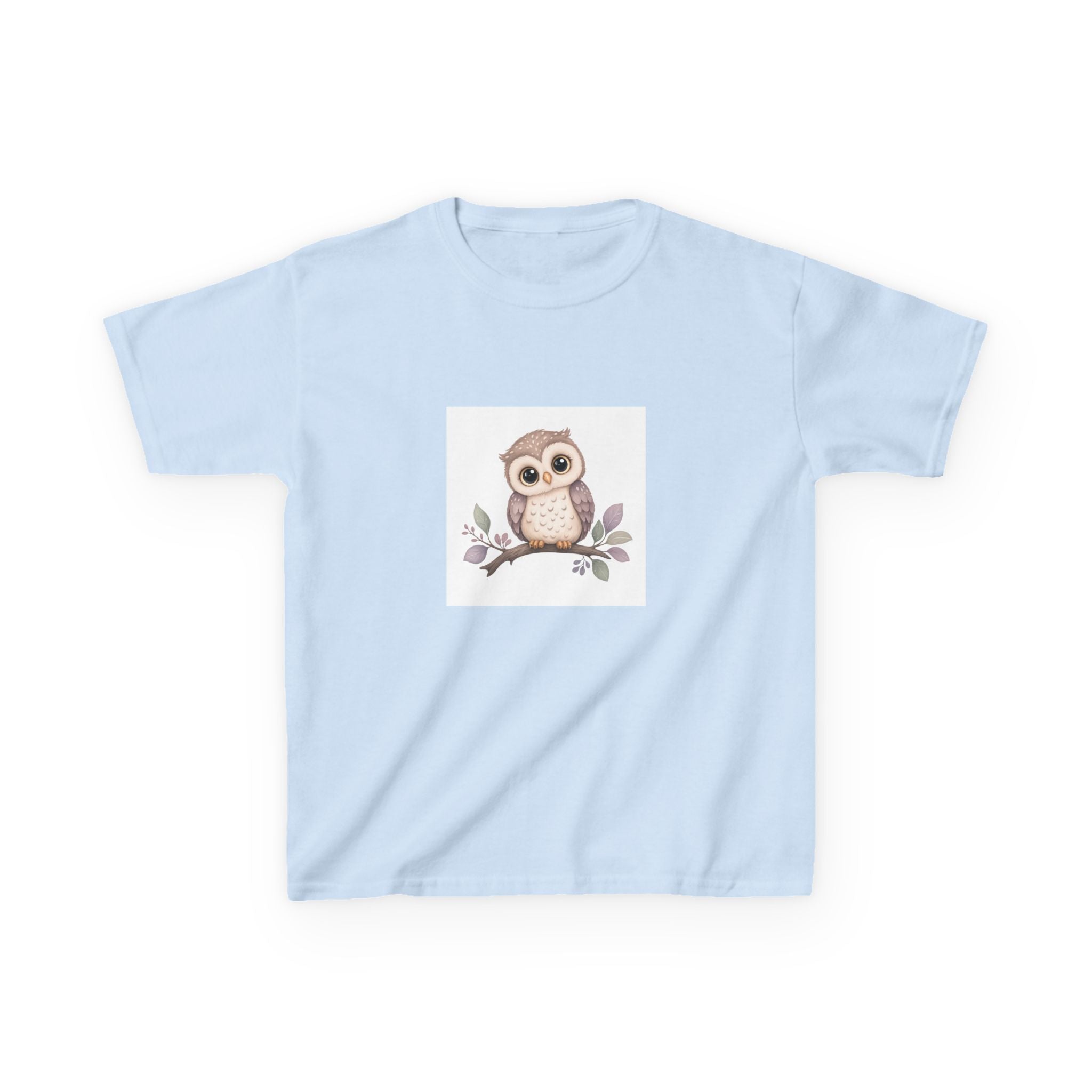 Wise Little Owl soft kids tee from the Nureli collection, view 8