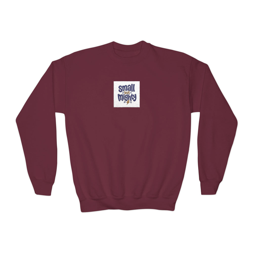 Small But Mighty Kids Sweatshirt from the Nureli collection, view 4