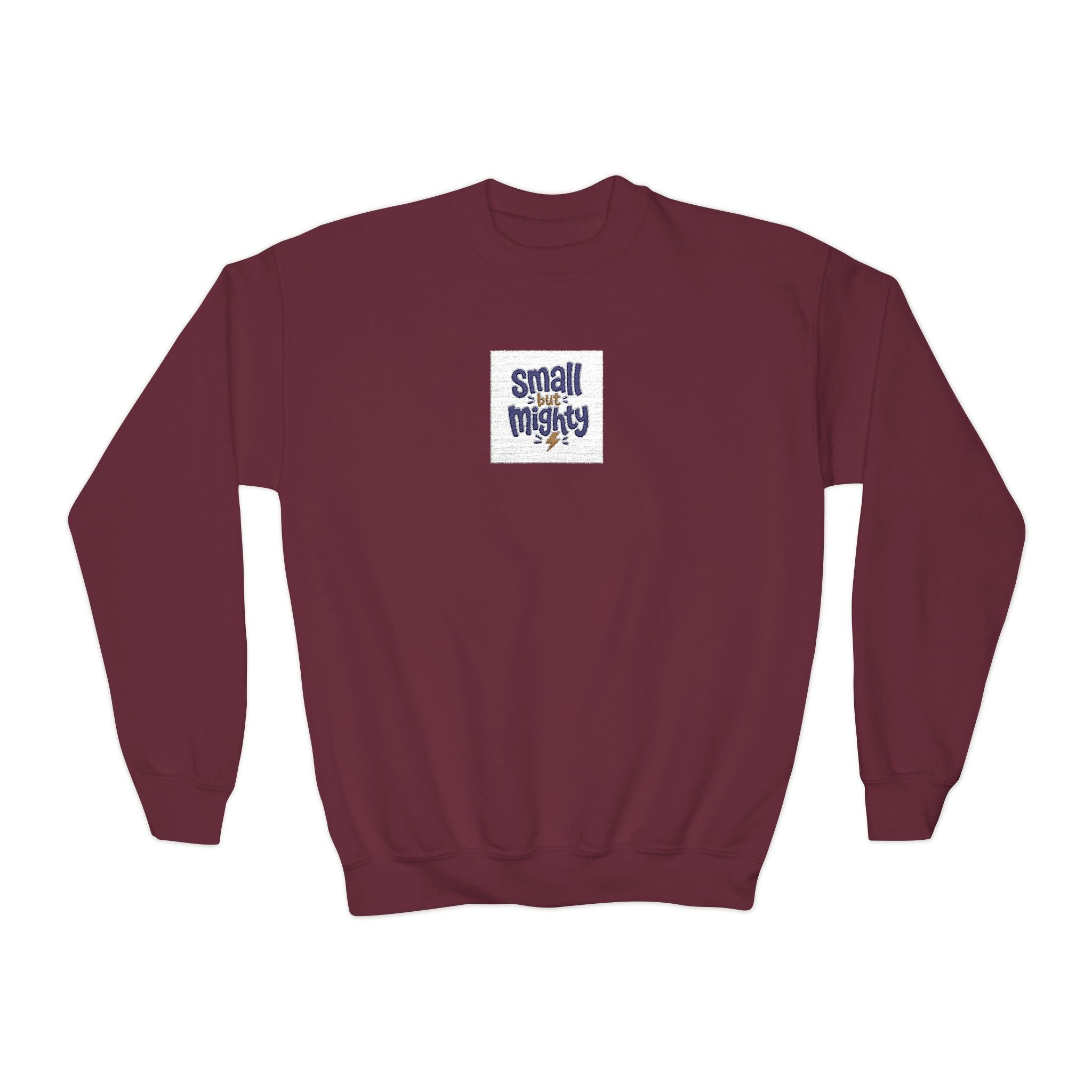 Small But Mighty Kids Sweatshirt from the Nureli collection, view 4