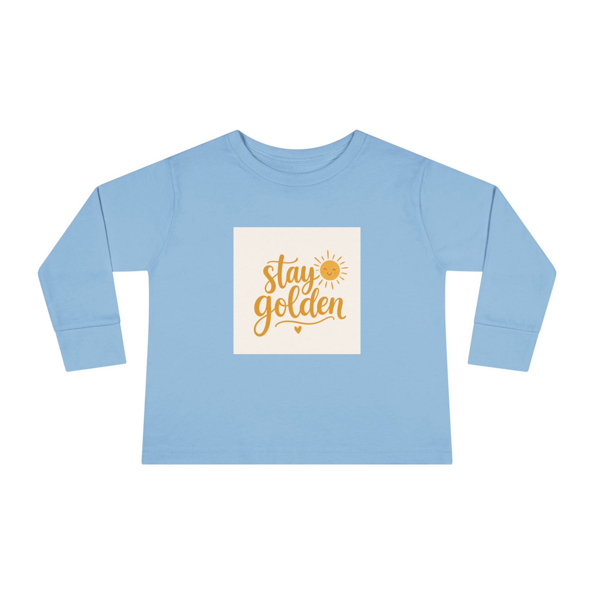 Stay Golden kids long-sleeve tee from the Nureli collection, view 3