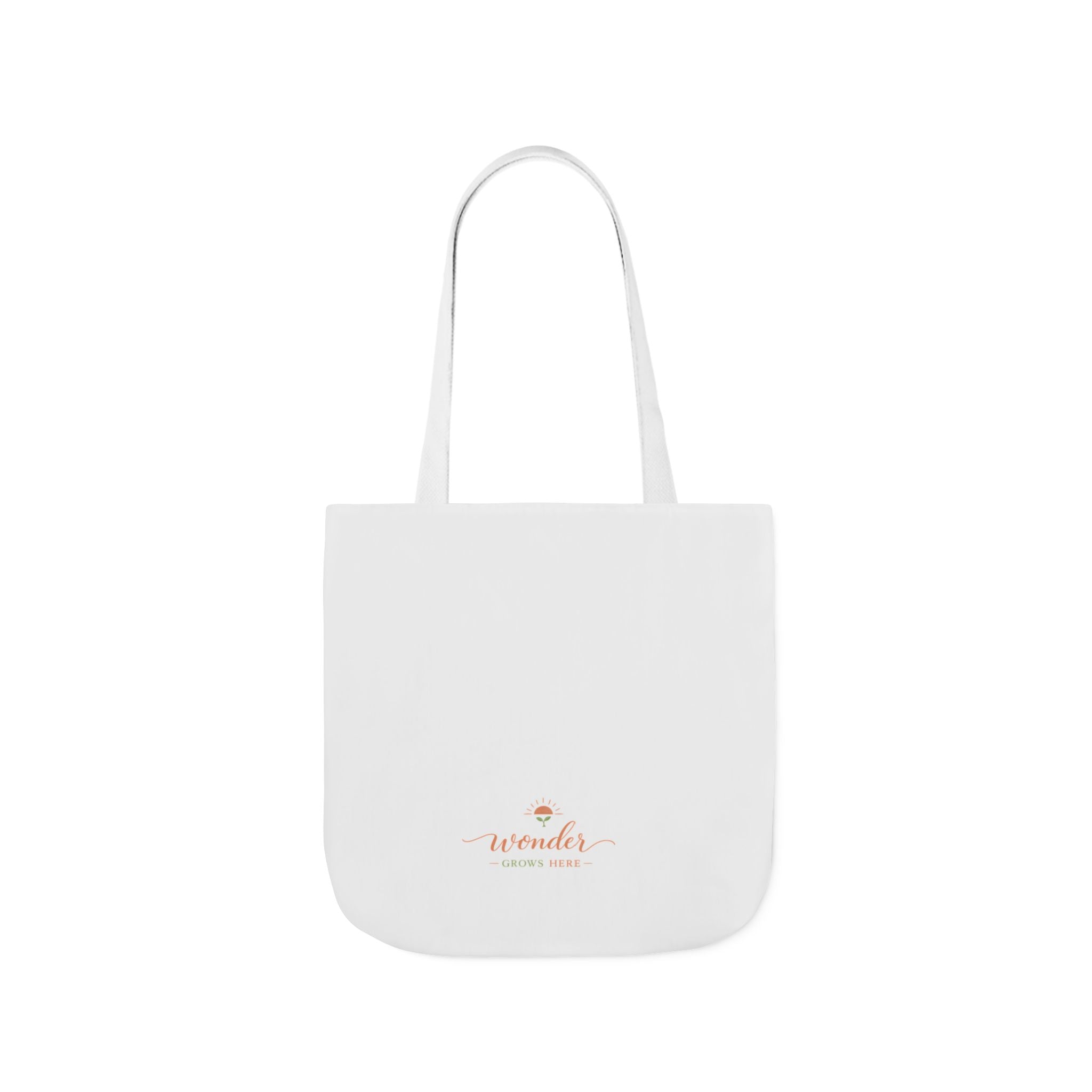 Wonder Grows Here canvas tote bag from the Nureli collection, view 11