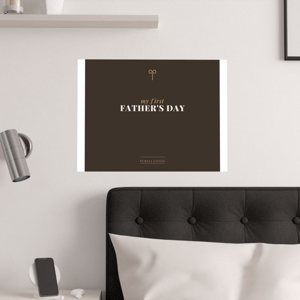 First Father's Day Art Print