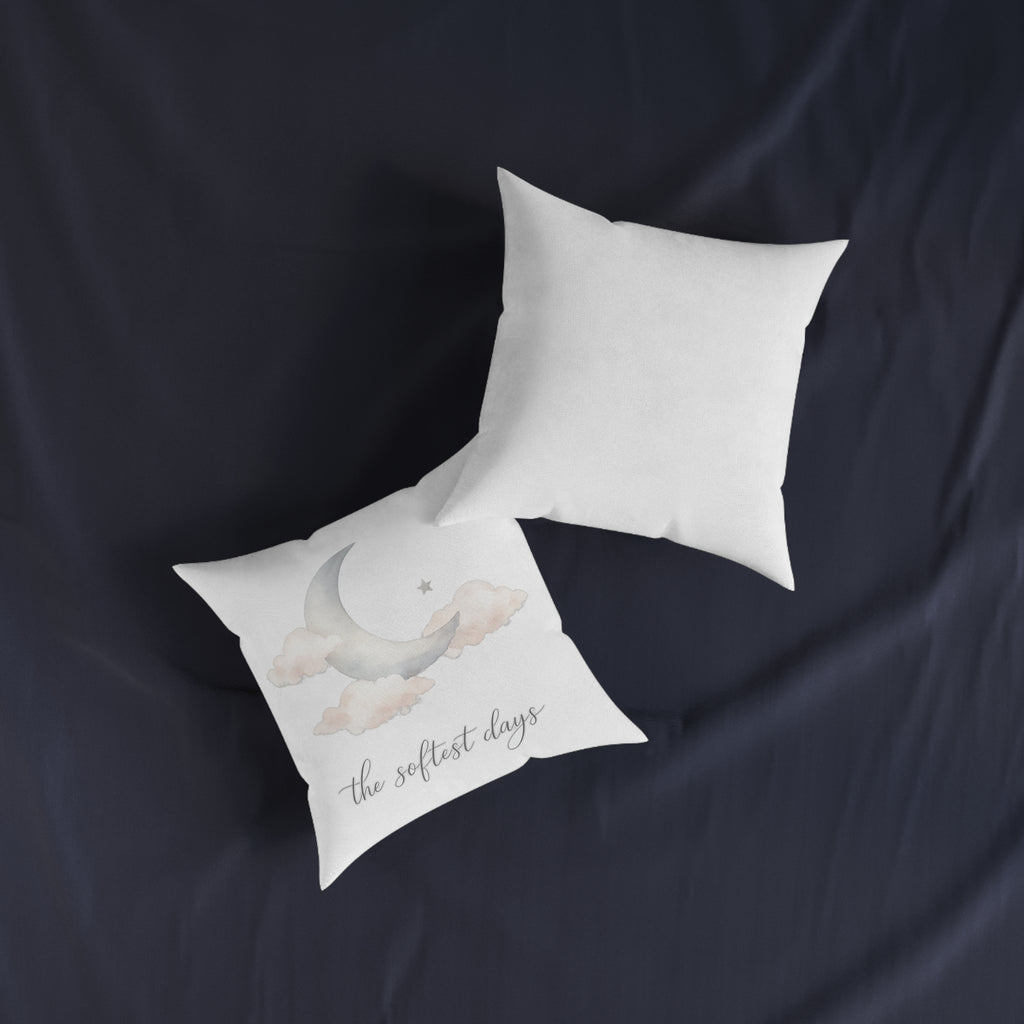 The Softest Days Throw Pillow