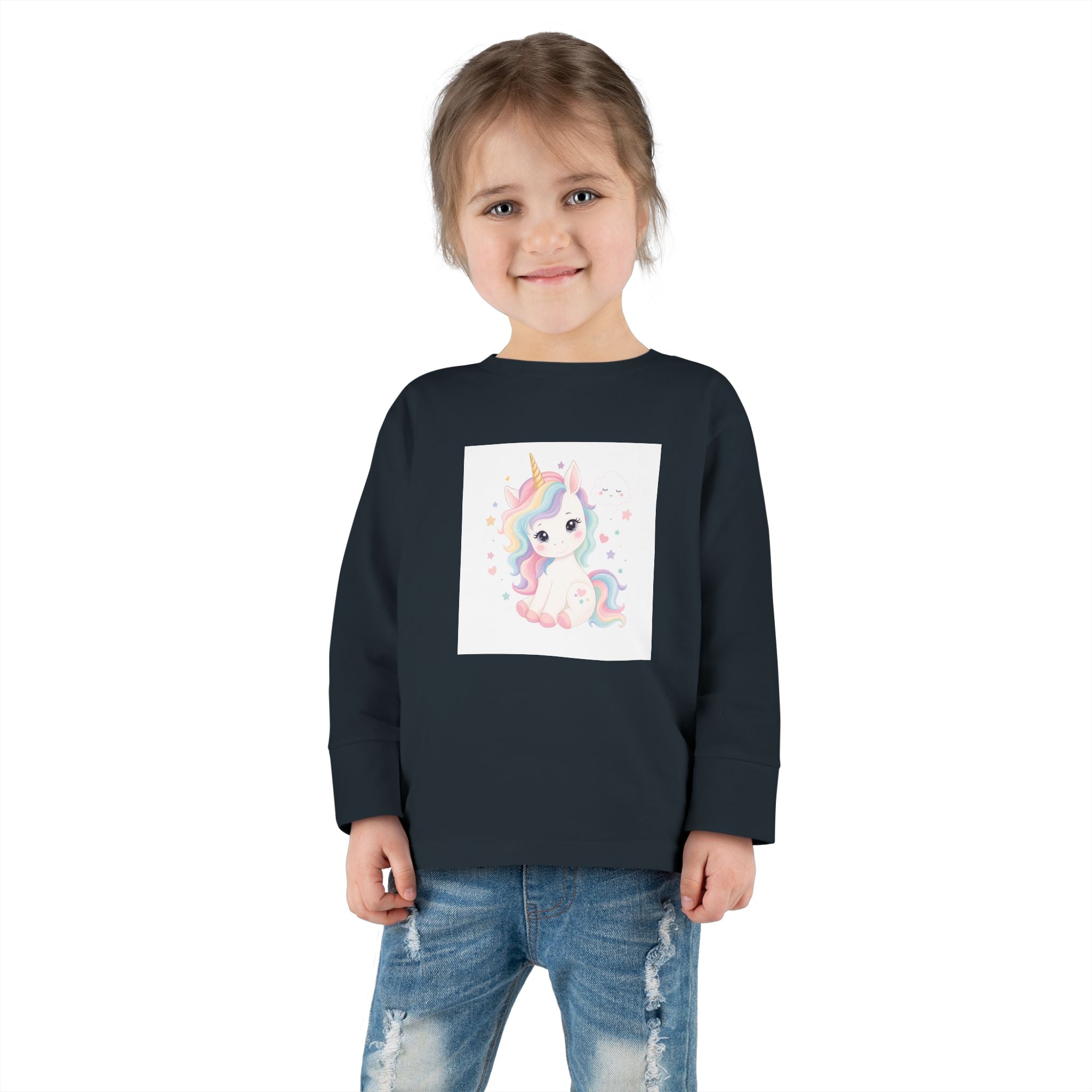 Dreamy Unicorn Toddler Long-Sleeve Tee — Nureli Kids