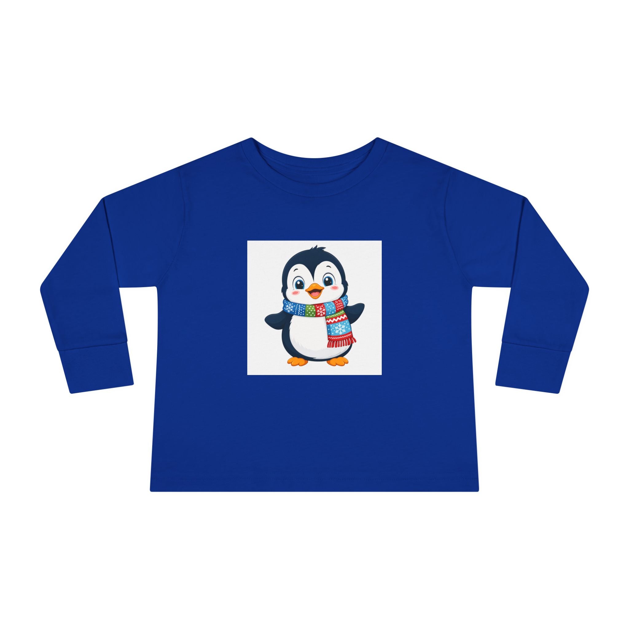 Waddle Penguin kids long-sleeve tee from the Nureli collection, view 4