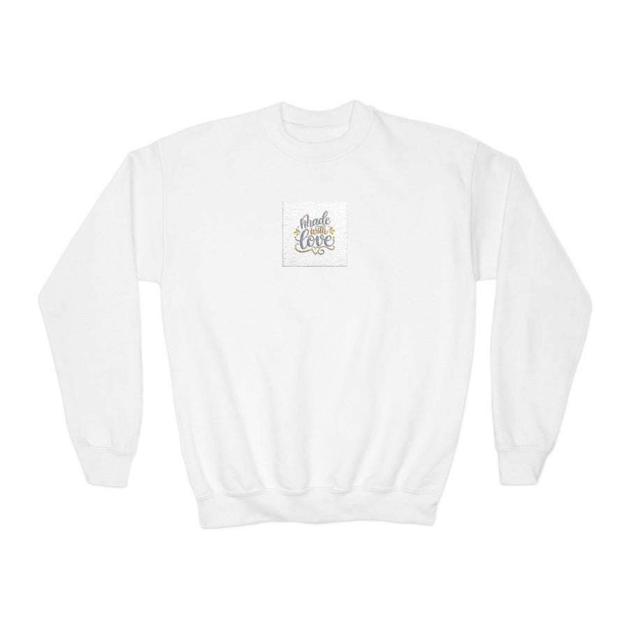 Made With Love kids crewneck sweatshirt by Nureli Kids