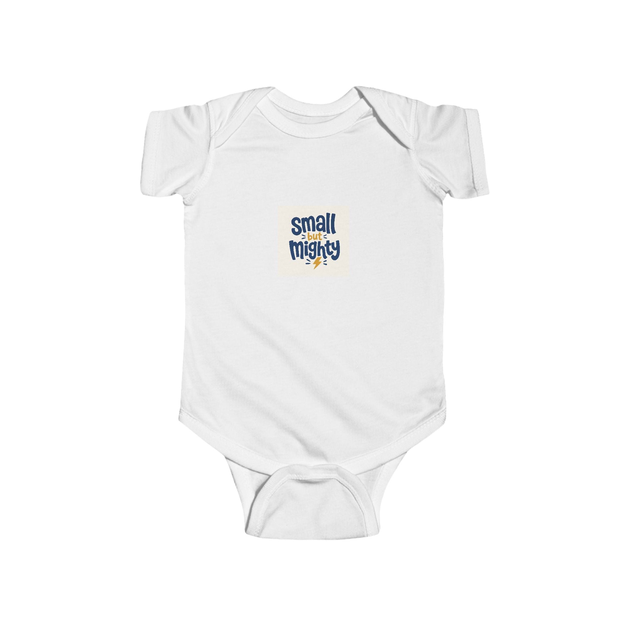 Small But Mighty baby bodysuit onesie for newborns and infants by Nureli Kids