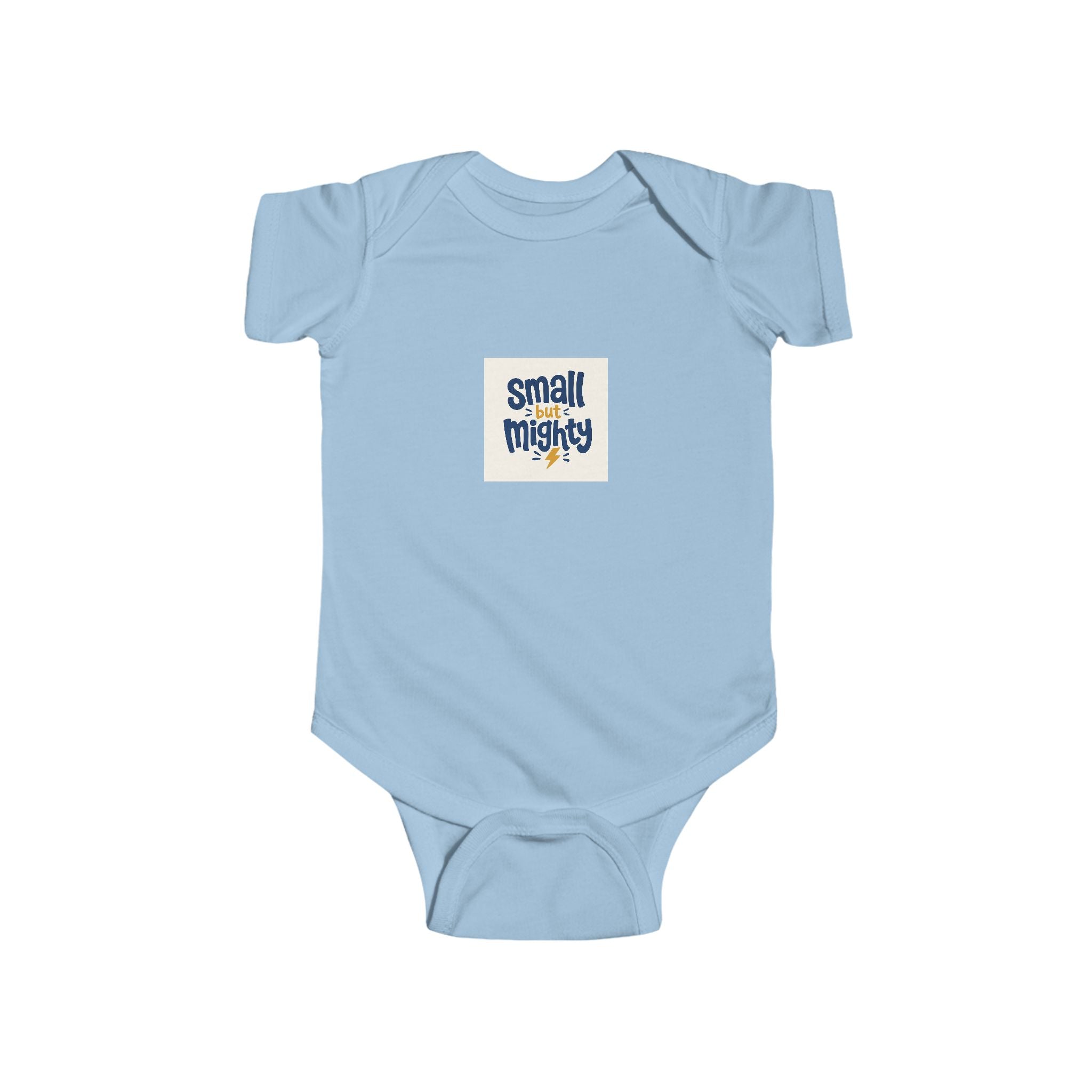 Small But Mighty Baby Bodysuit from the Nureli collection, view 5