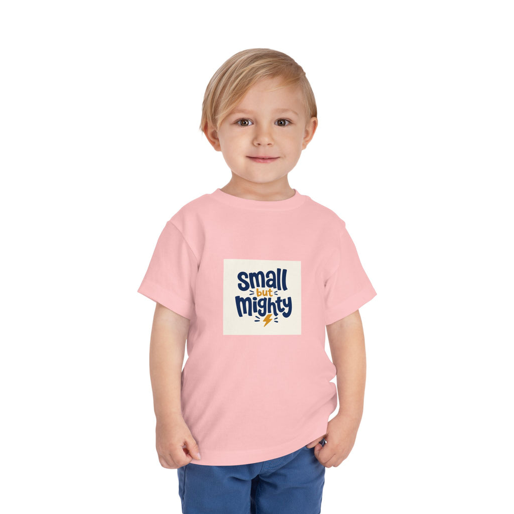 Small But Mighty Toddler T-Shirt from the Nureli collection, view 65