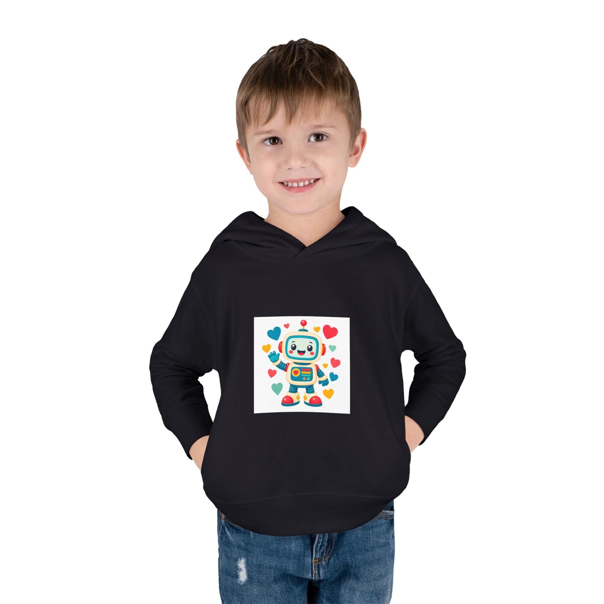 Beep Boop Robot Toddler Hoodie — Nureli Kids