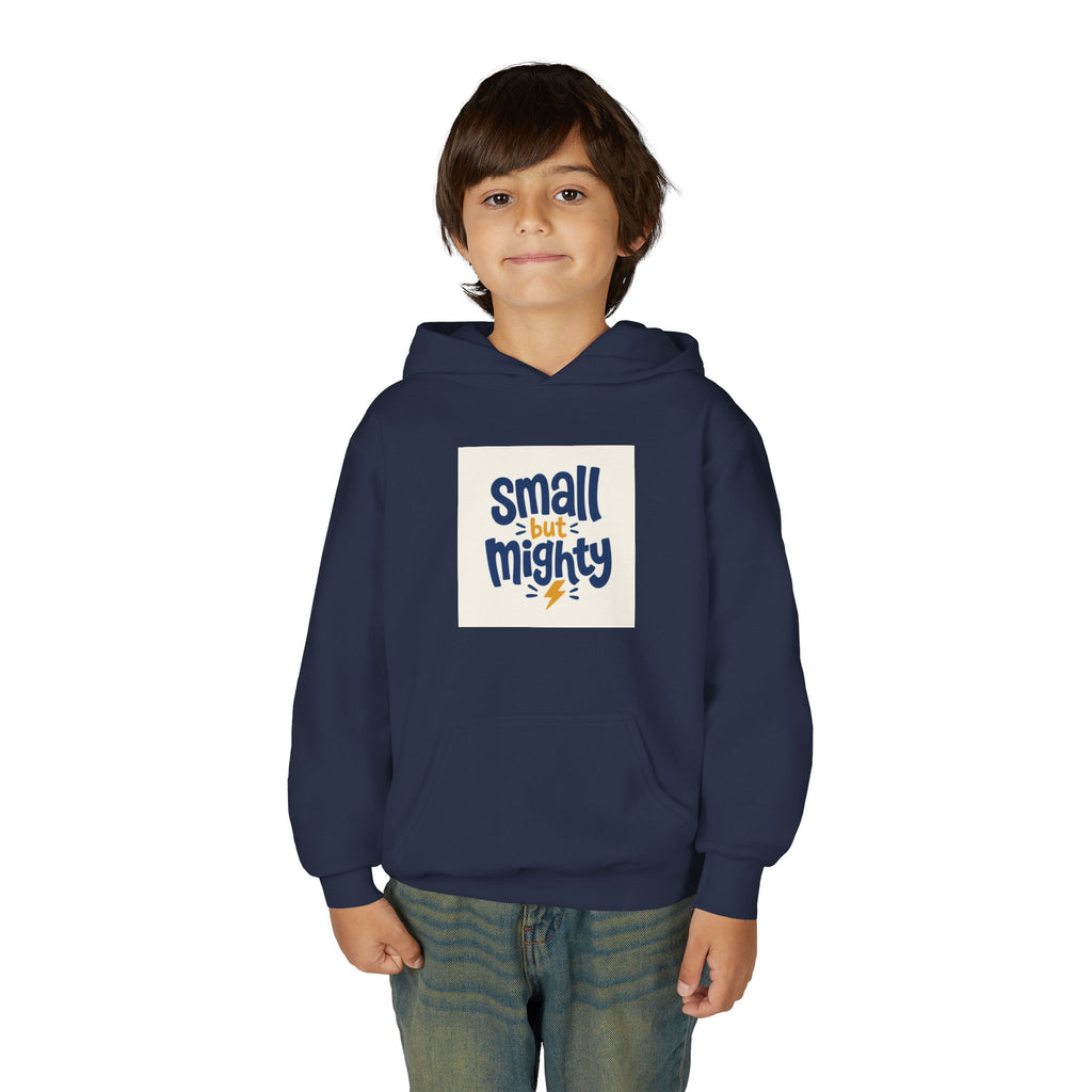Small But Mighty Kids Hoodie from the Nureli collection, view 51